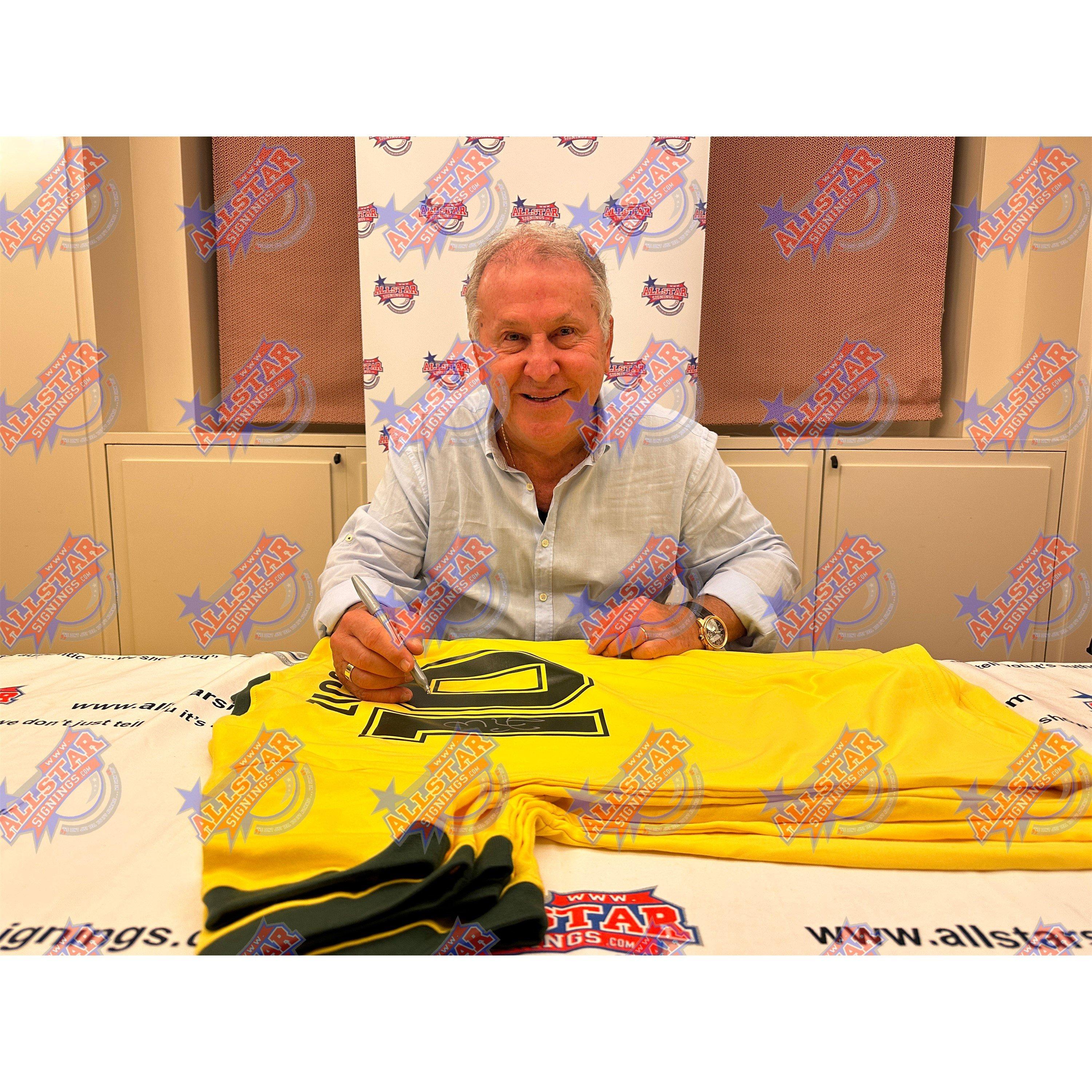 Yellow - AllStarSignings Ltd - Zico signed & framed Brazil shirt - 2