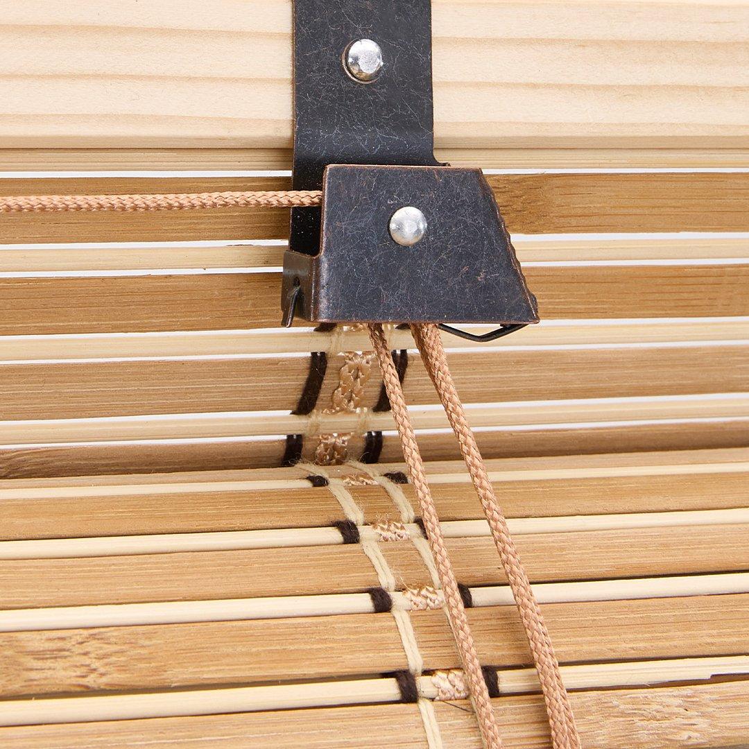 Brown - LIFE IDEAS - Roll-Up Bamboo Blinds - 13