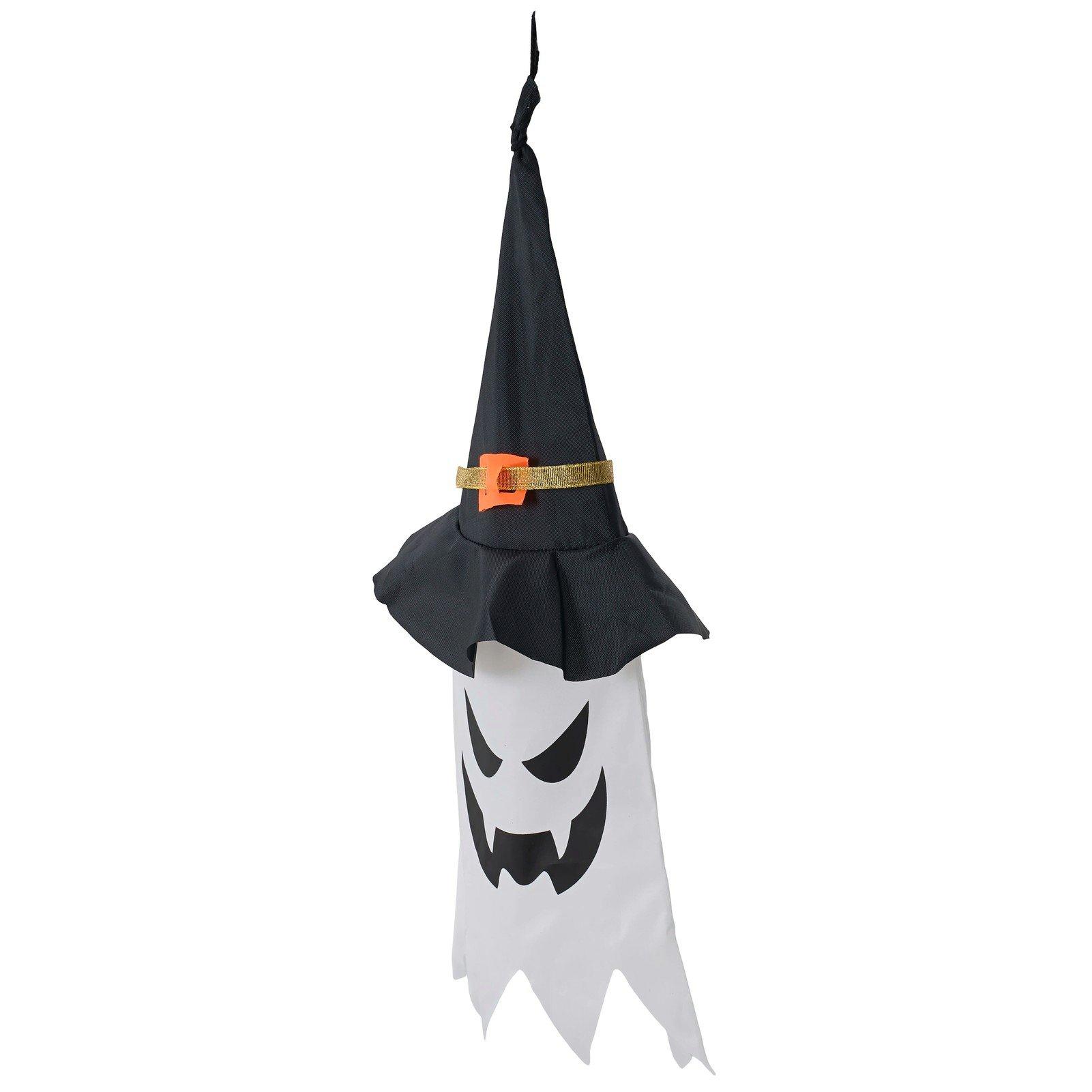Black/White - LIFE IDEAS - 5Pcs Decorations Ghost Witch Hats with LED Lights - 3
