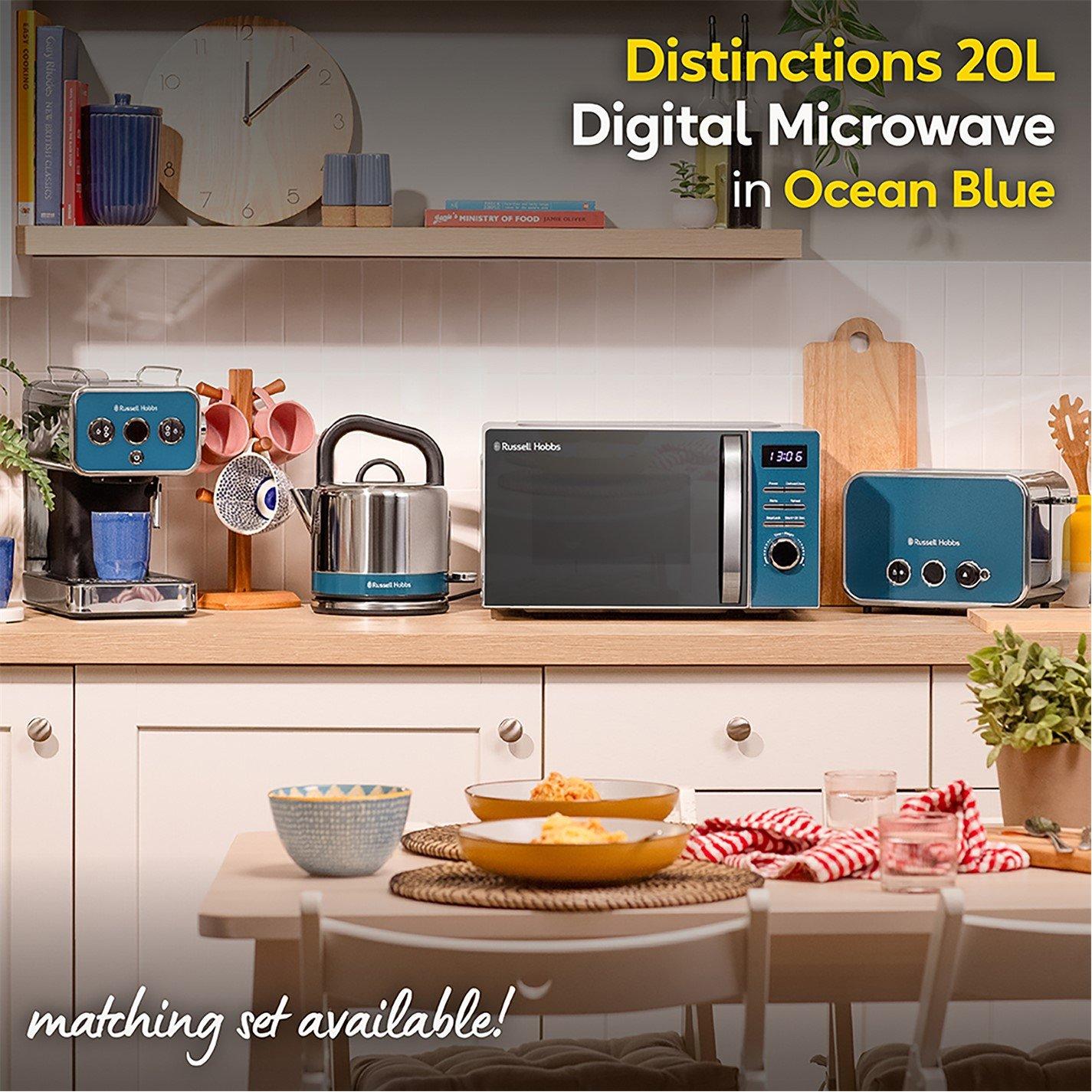 Ocean Blue - Russell Hobbs - RHMD832OB, 20L Digital Microwave - 6