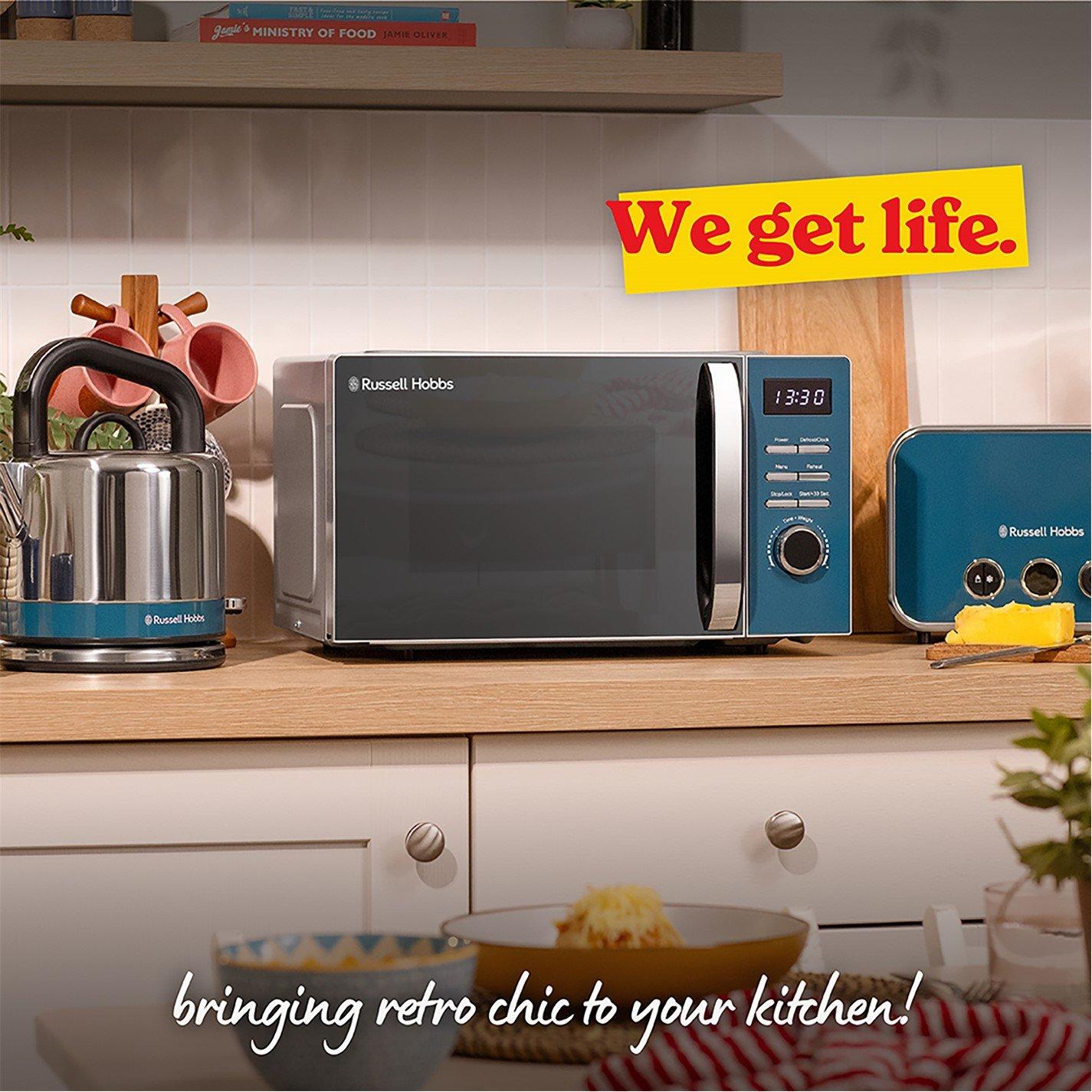 Ocean Blue - Russell Hobbs - RHMD832OB, 20L Digital Microwave - 10