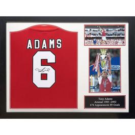 AllStarSignings Ltd Tony Adams signed & framed Arsenal shirt