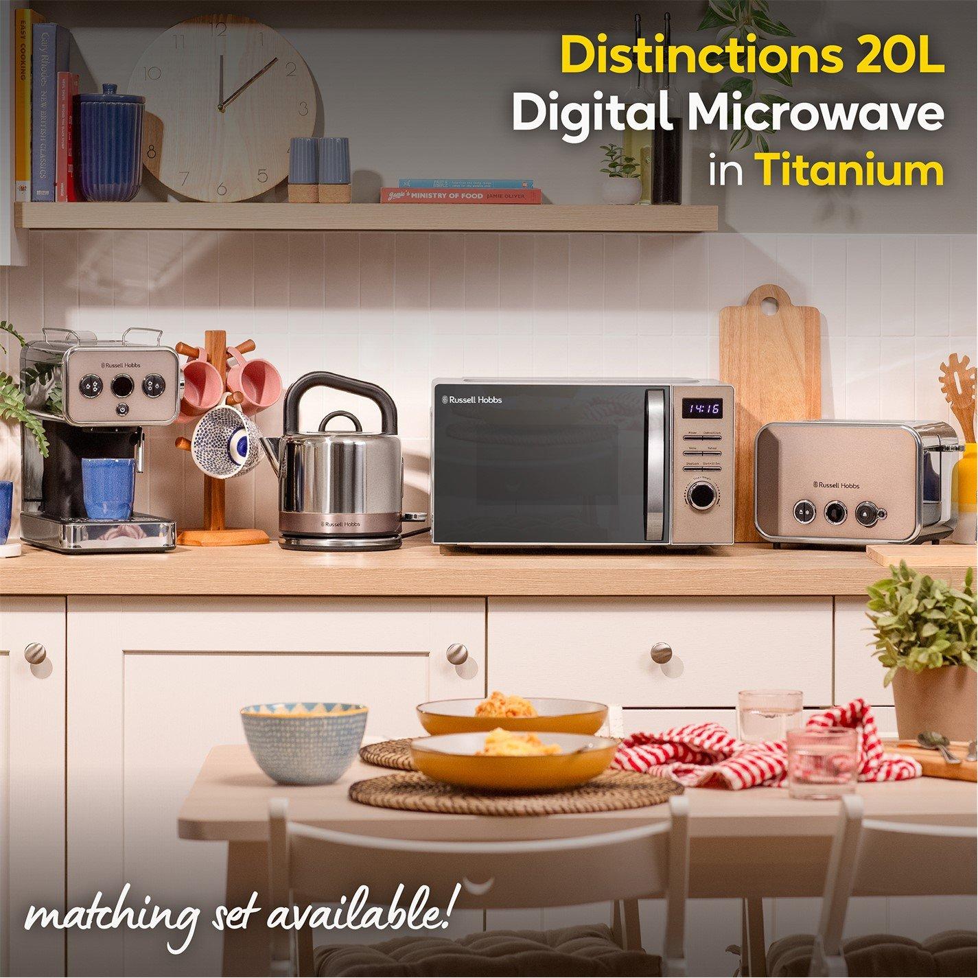 Titanium Stainl - Russell Hobbs - RHMD832T 20L Digital Microwave - 6