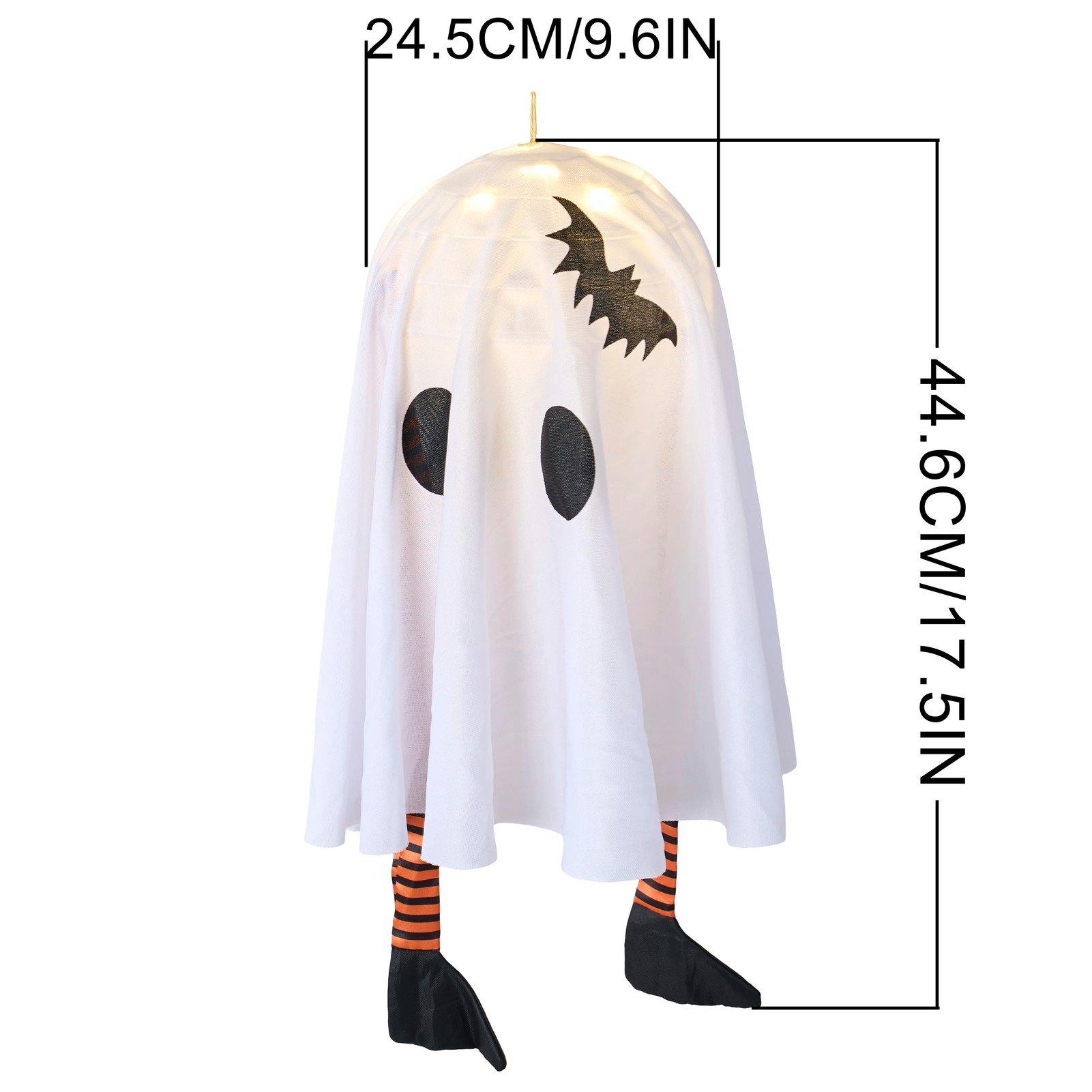 Multi - LIFE IDEAS - 3pcs Hanging Ghost Decorations with LED Lights - 2