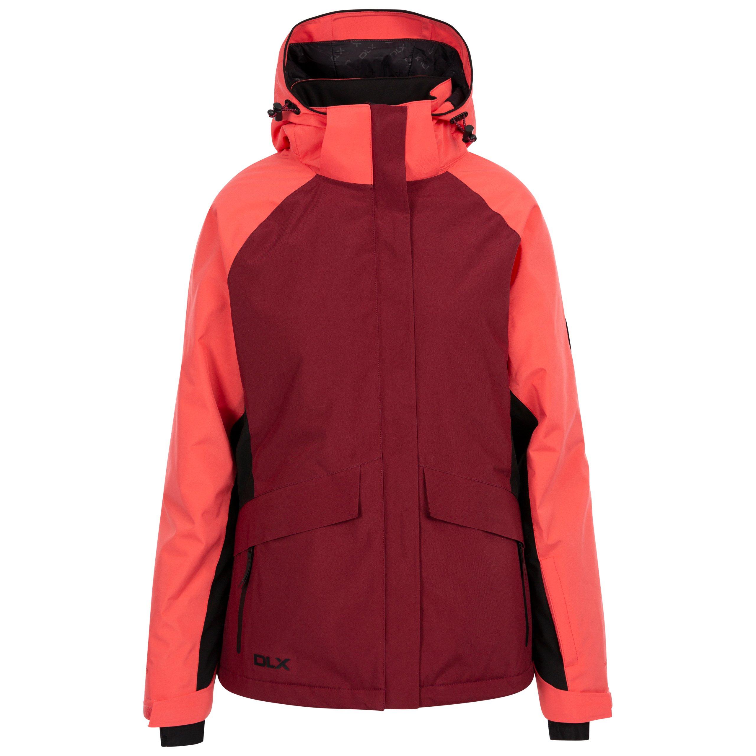Dark Cherry - DLX - Women's Weather-Resistant Insulated Ski Jacket - 1