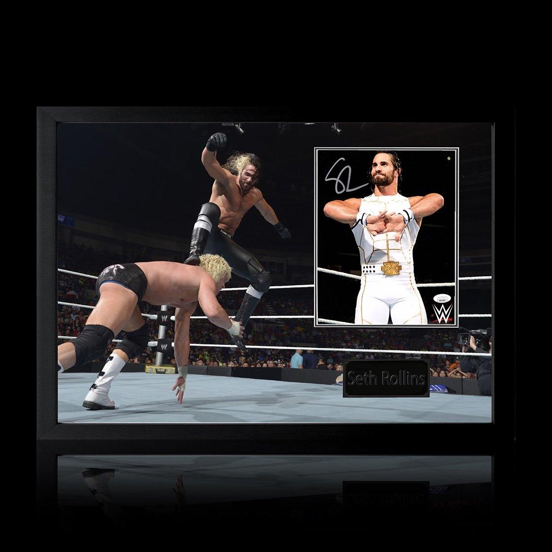 Seth Rollins Signed Image Iconic Frame I