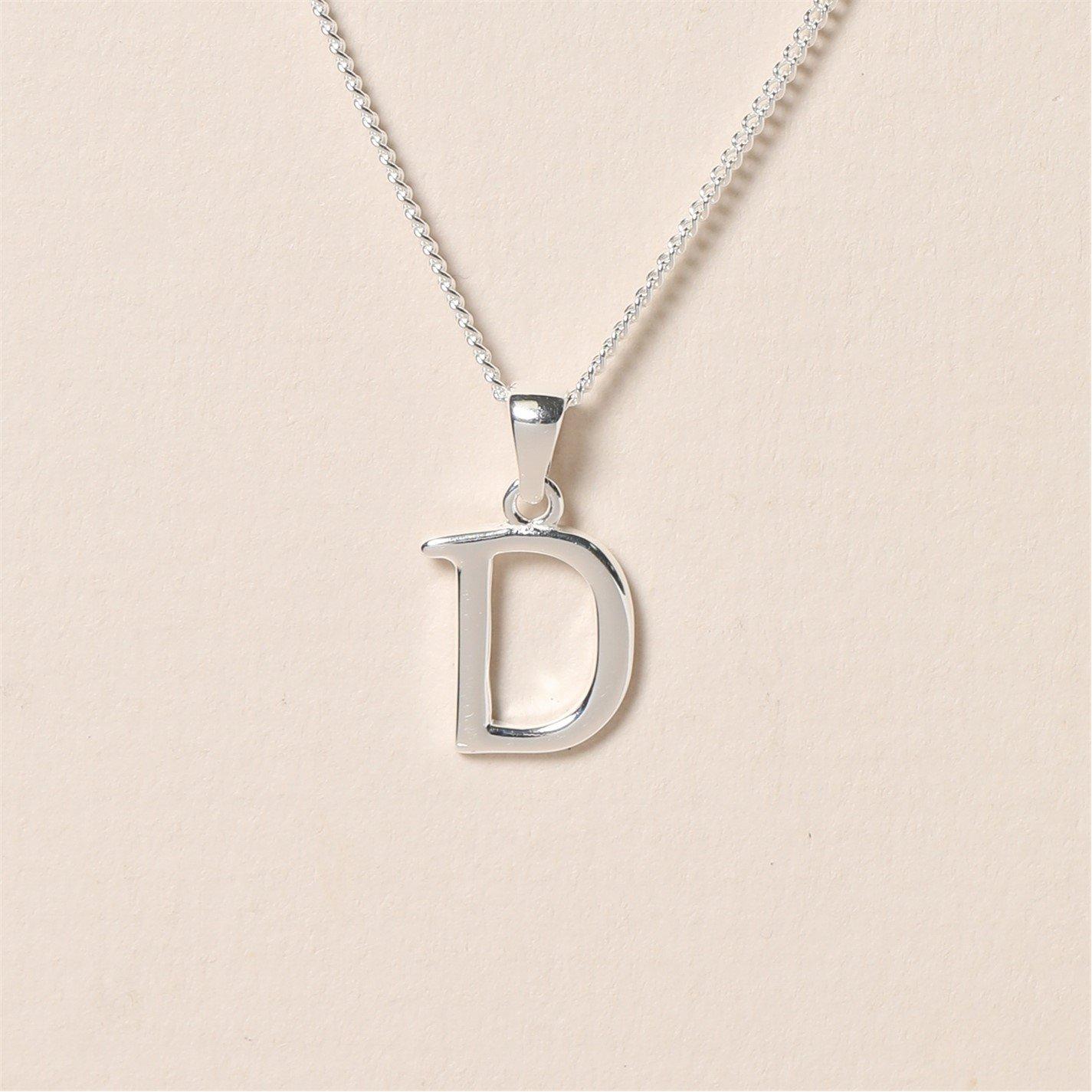 Silver - Simply Silver - Simply Silver Sterling Silver 925 Initial Pendant - 2