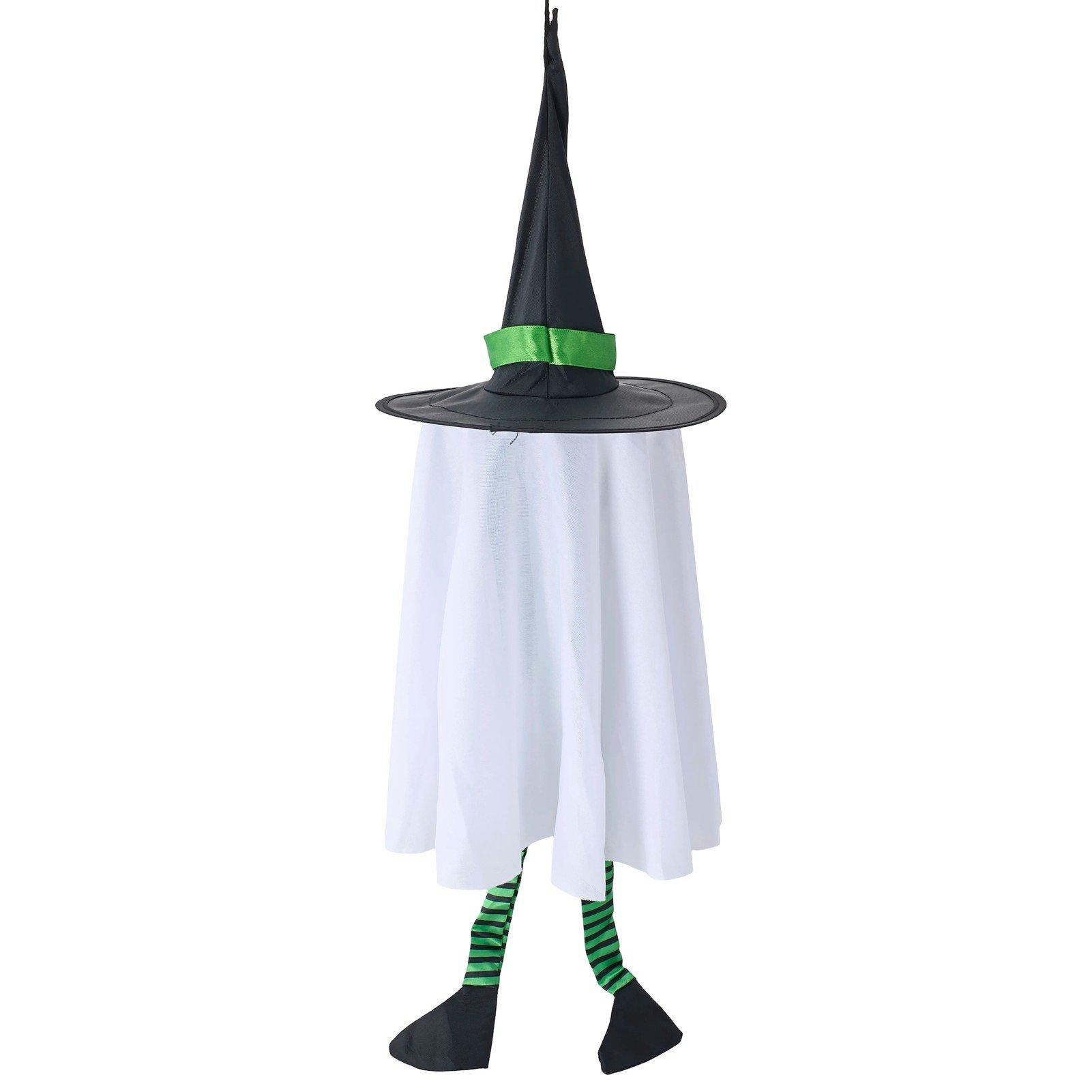 Multi - LIFE IDEAS - 3pcs Hanging Witch Hat Ghost with LED Lights - 6