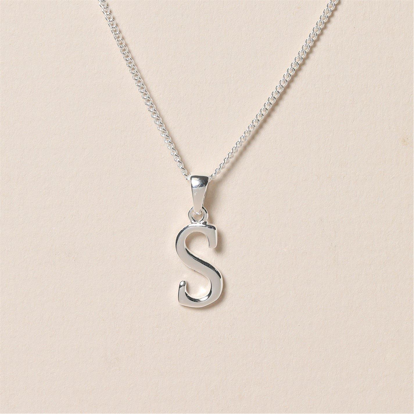Silver - Simply Silver - Simply Silver Sterling Silver 925 Initial Pendant - 2