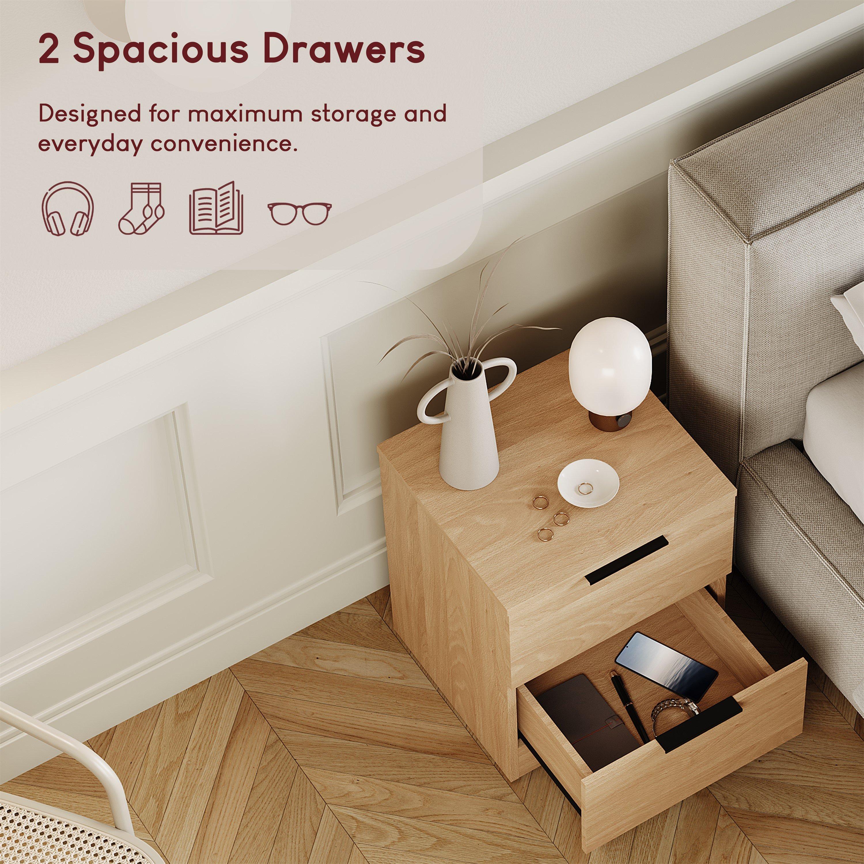 Pine - Lassic - Vida Designs Trega 4 Piece Bedroom Set 2 - 2