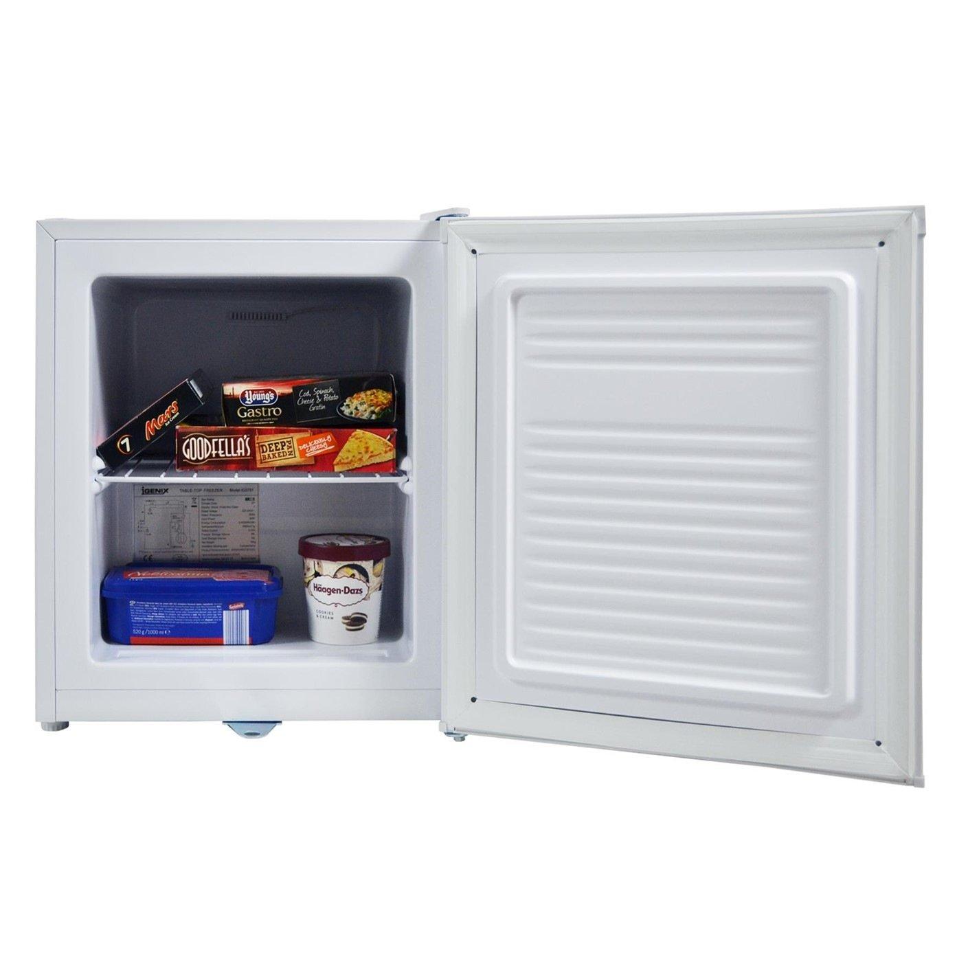 White - Igenix - IG3751 35 LITRE 44CM COUNTER TOP FREEZER WITH LOCK - 2