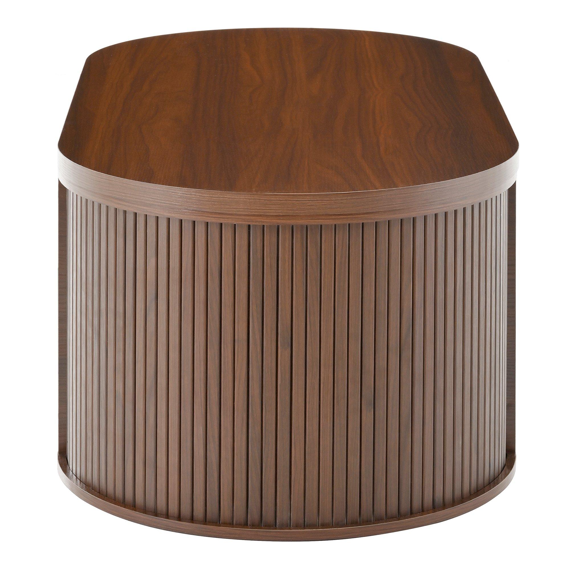 Walnut - Urban Meuble - Multifunctional Lift-Top Coffee Table - 9