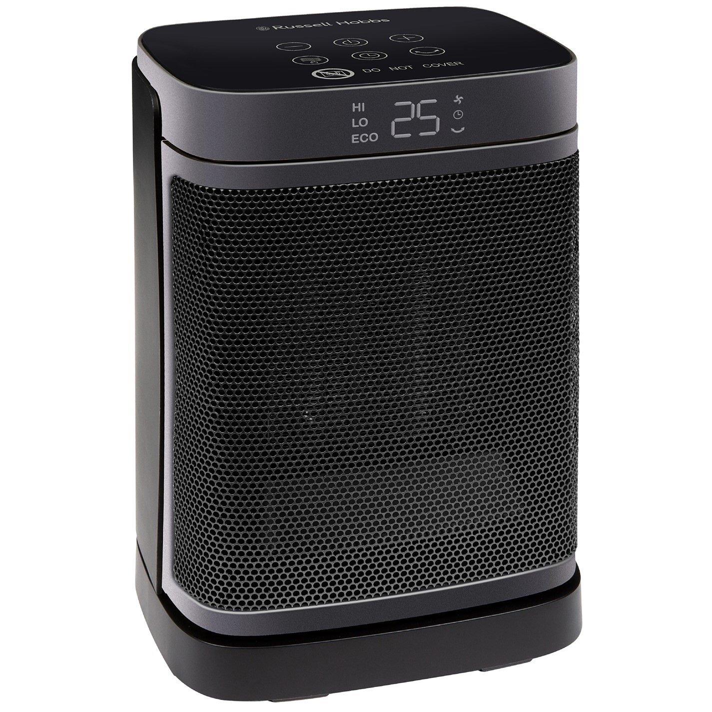 Silver / Black - Russell Hobbs - Russell Hobbs RHCH2001S Oscillating Ceramic heater - 12