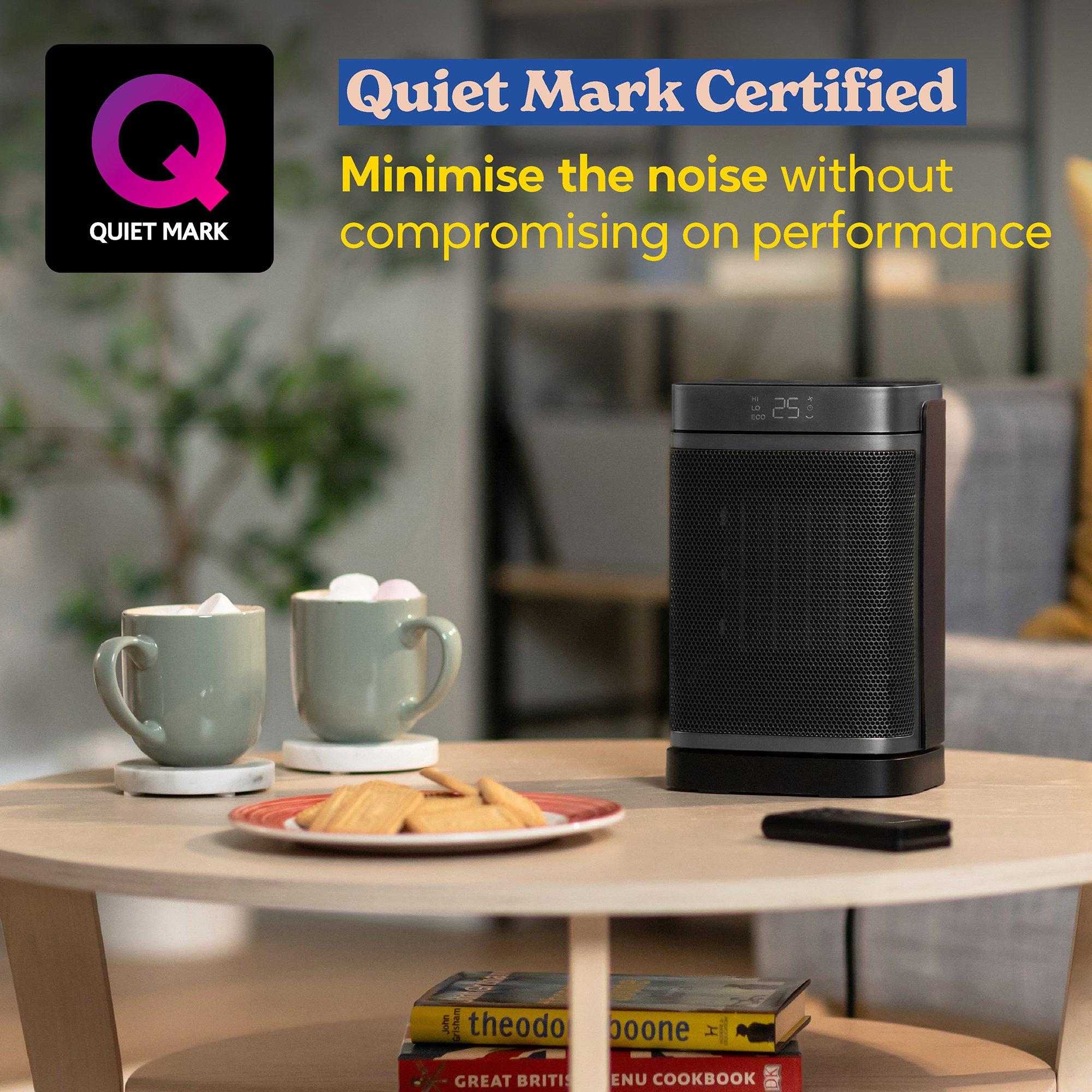 Silver / Black - Russell Hobbs - Russell Hobbs RHCH2001S Oscillating Ceramic heater - 4