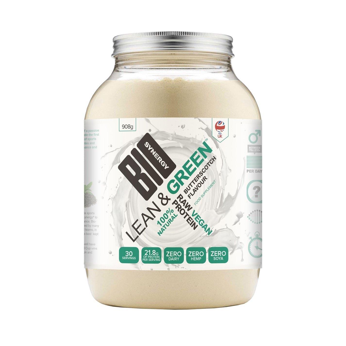 Buuterscotch - Bio-Synergy - Lean & Green vegan protein - butterscotch - 908g - 1
