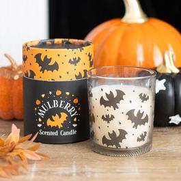 Something Different Bat Print Mulberry Candle