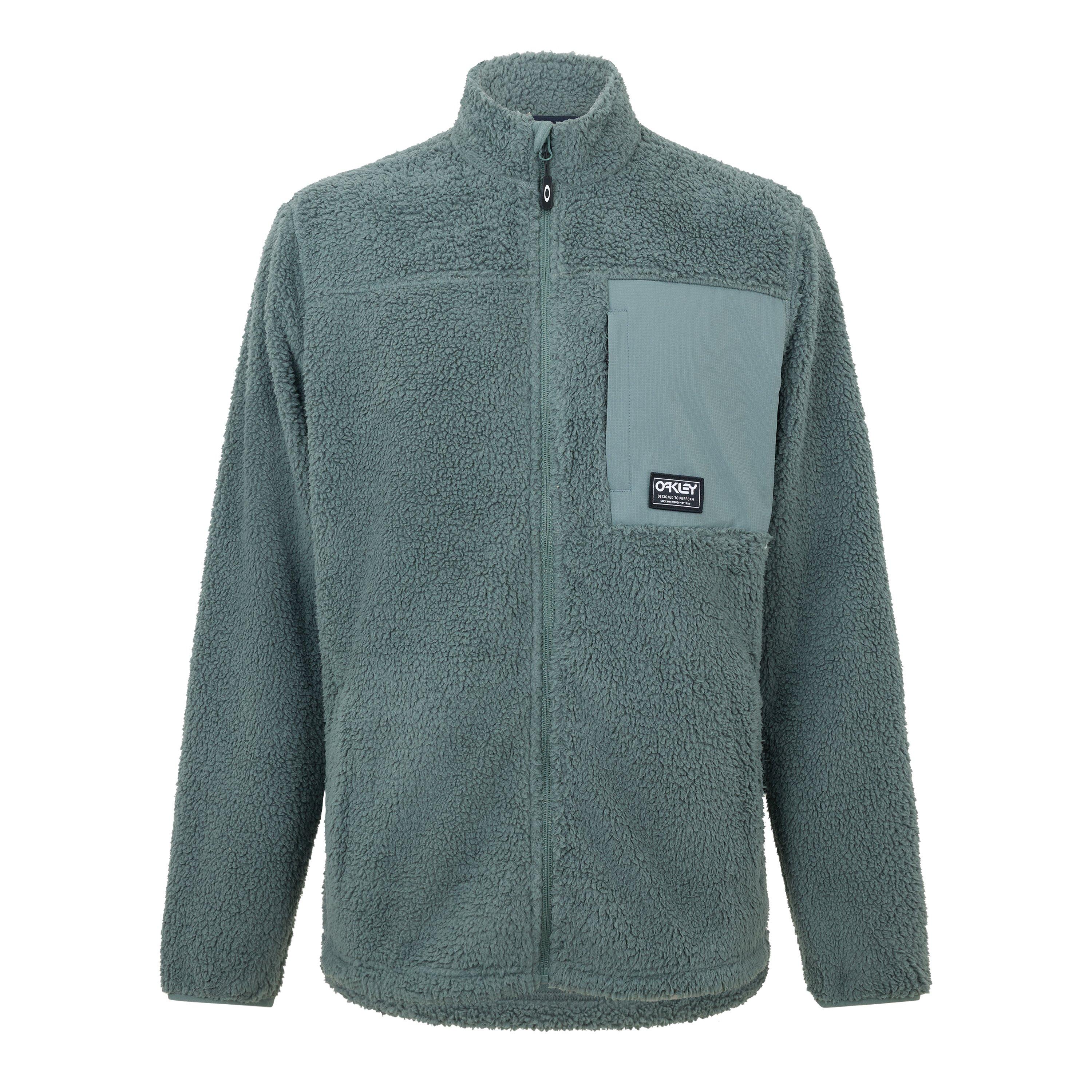 Oakley Men's Mountain Fire Full Zip Sherpa Long Sleeve Fleece