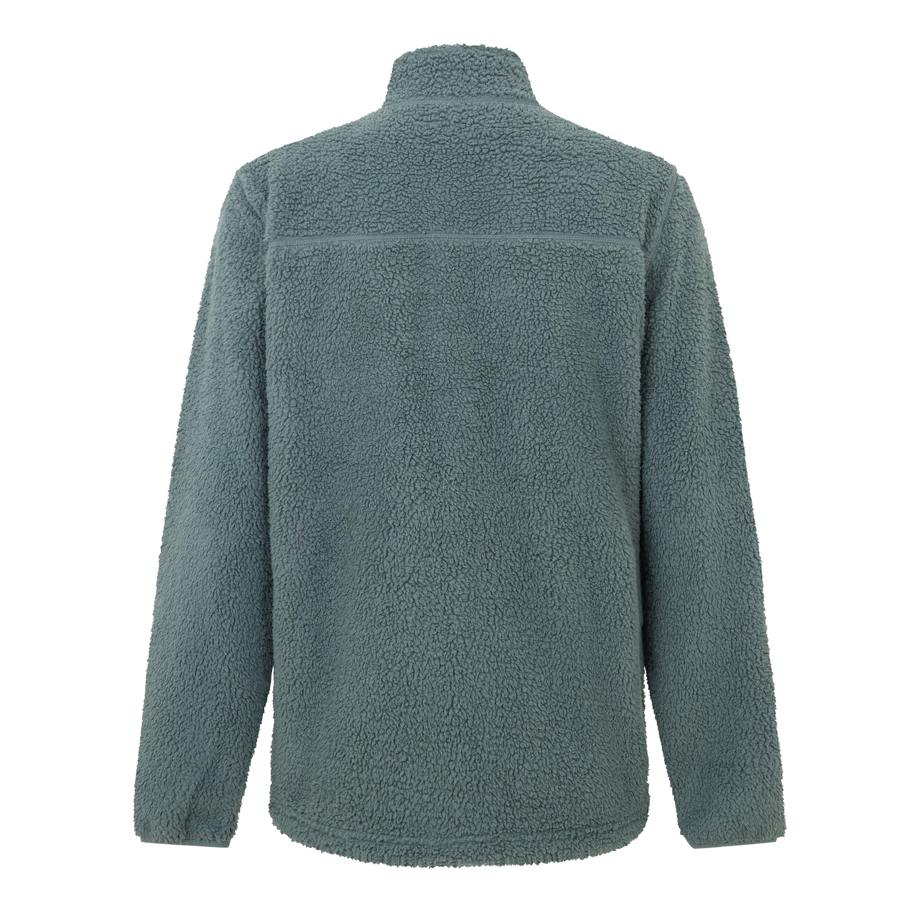 Green - Oakley - Men's Mountain Fire Full Zip Sherpa Long Sleeve Fleece - 2