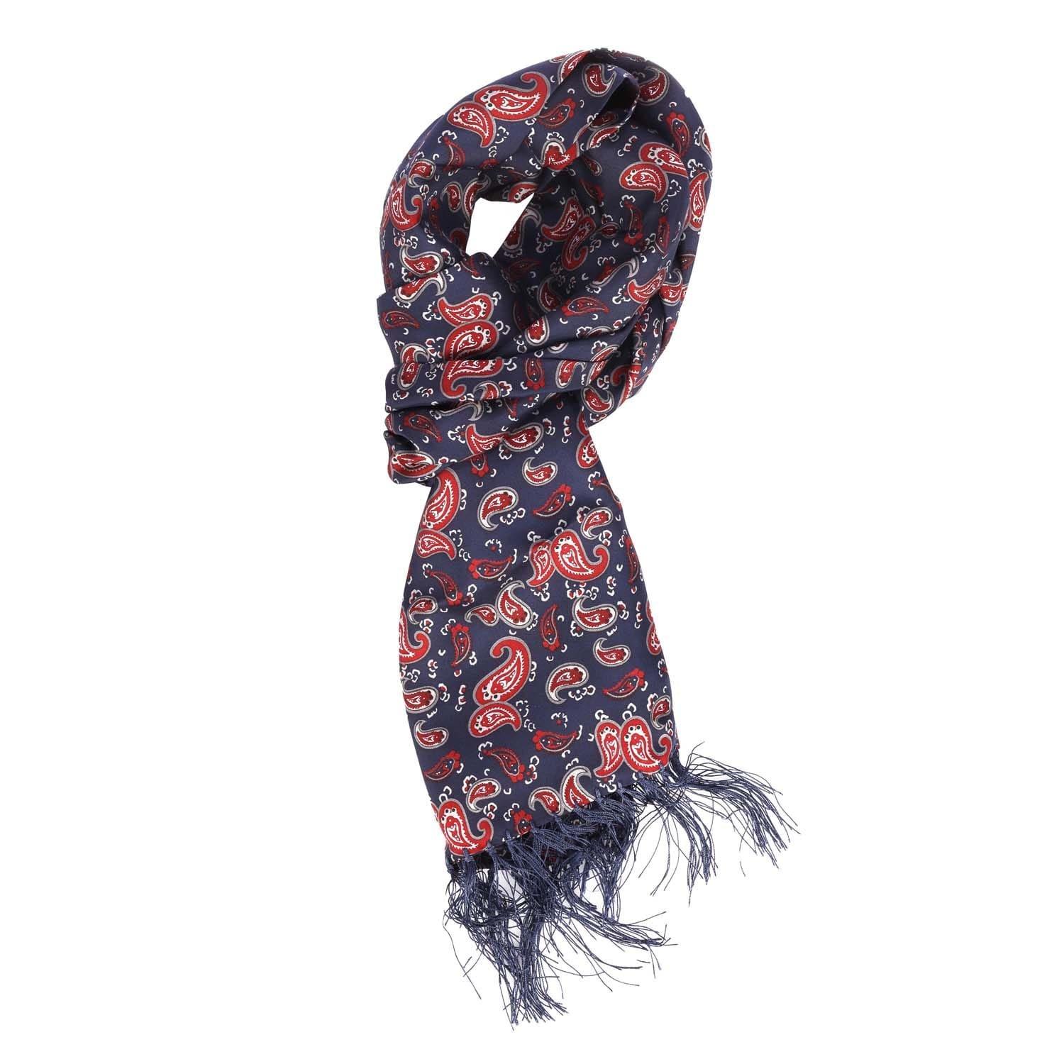 Navy - Luke 1977 - Paisley One Scarf - 1