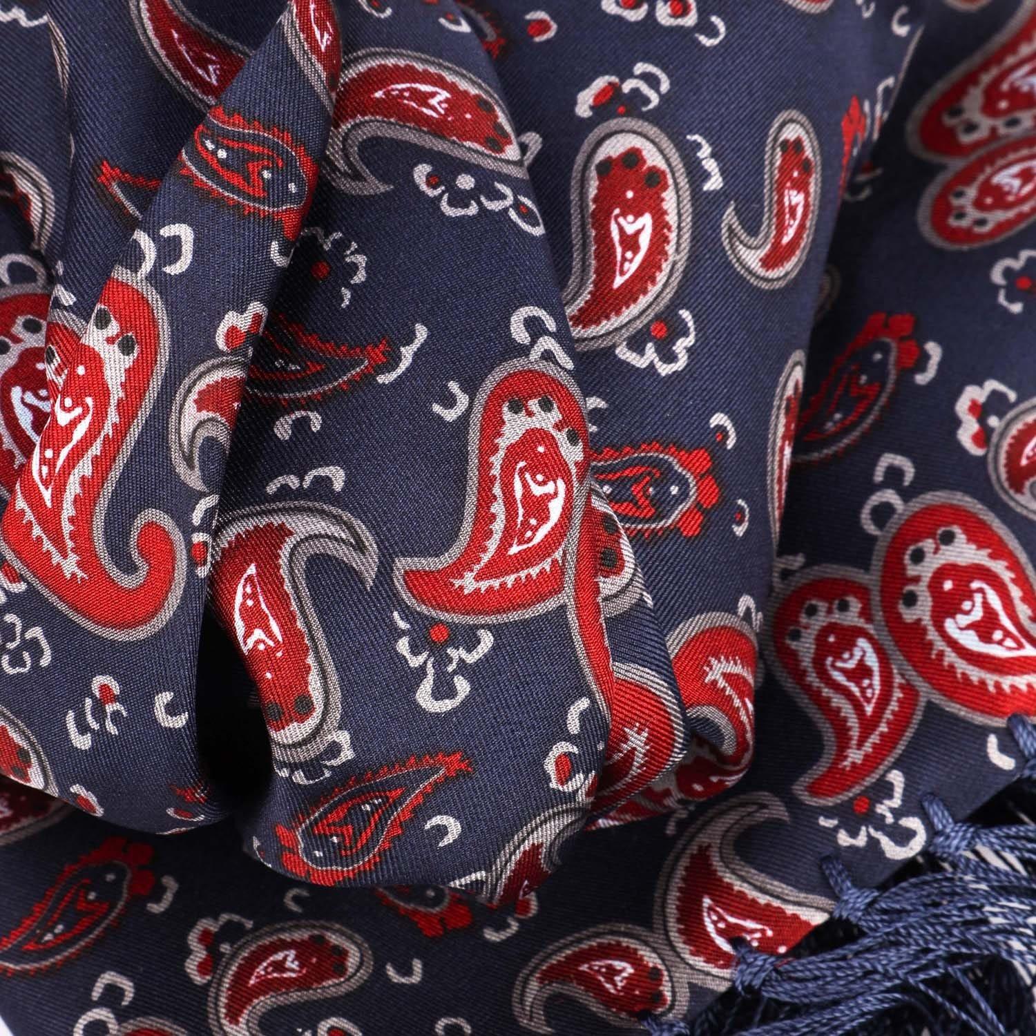 Navy - Luke 1977 - Paisley One Scarf - 2