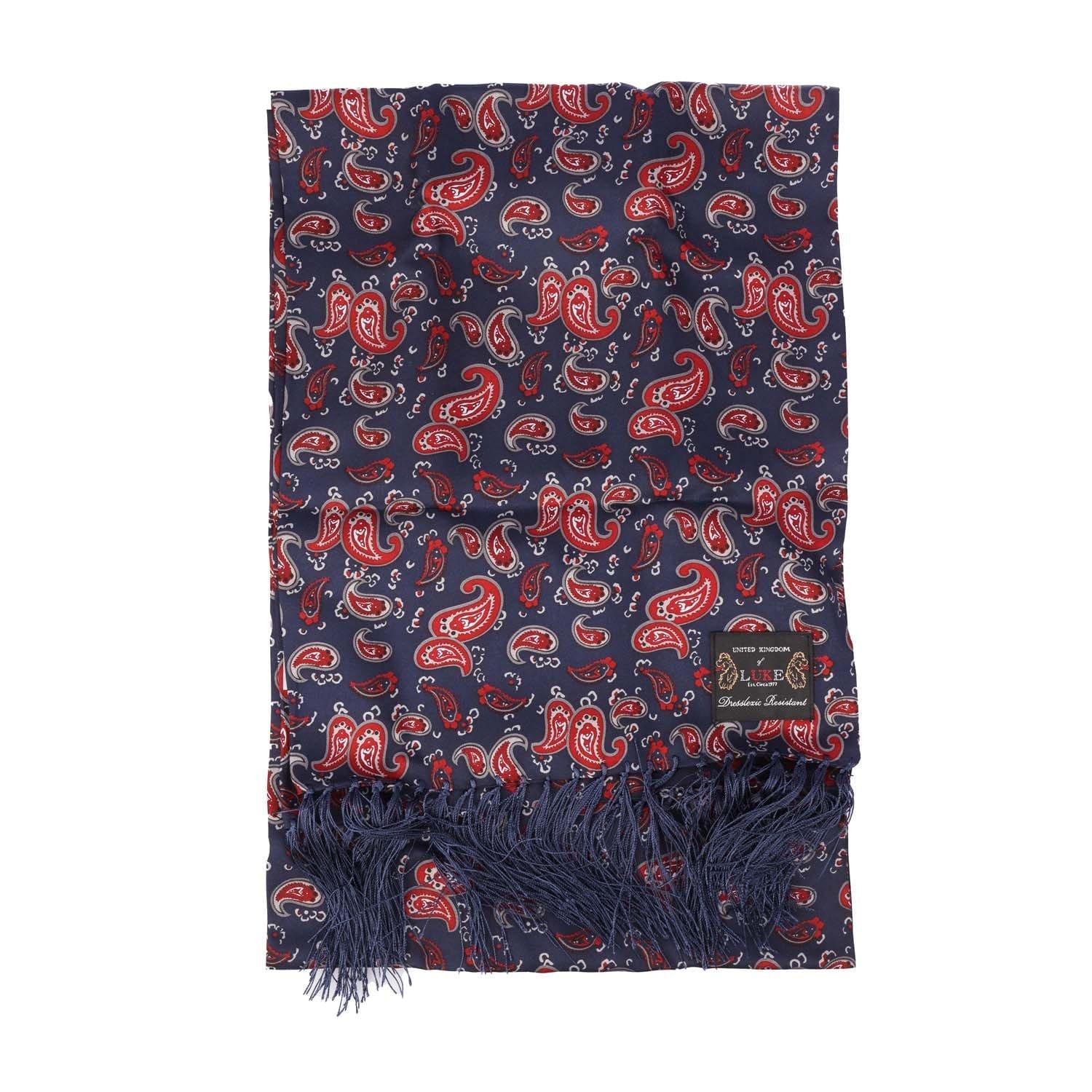 Navy - Luke 1977 - Paisley One Scarf - 3