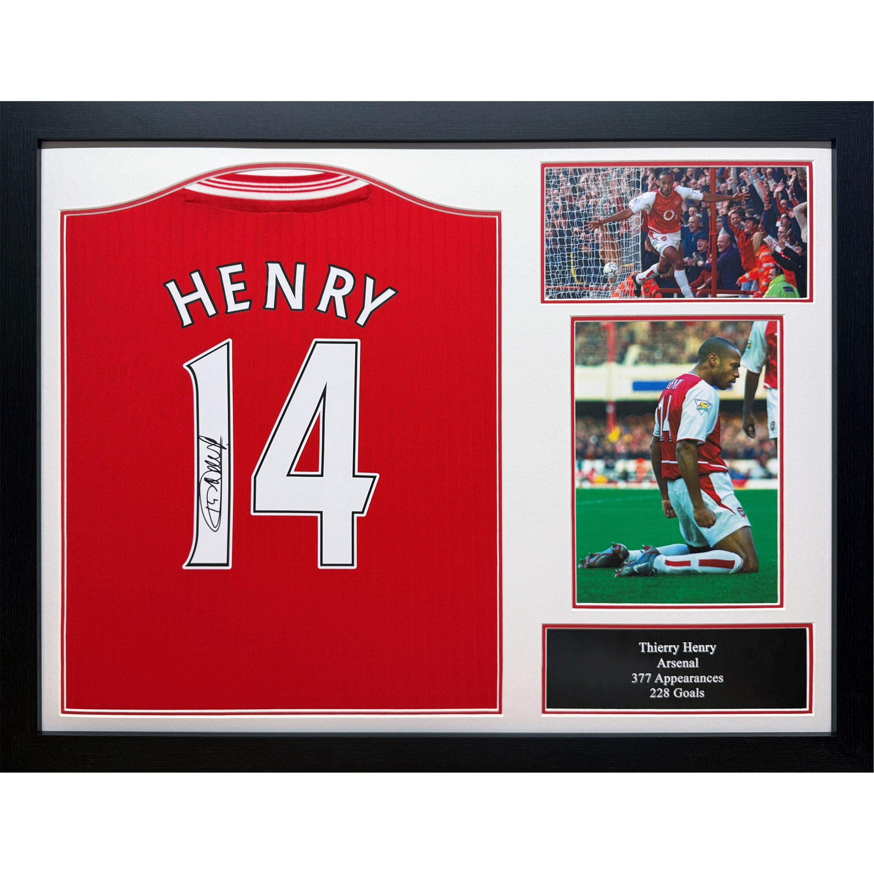 Red - AllStarSignings Ltd - Thierry Henry signed & framed Arsenal shirt - 1