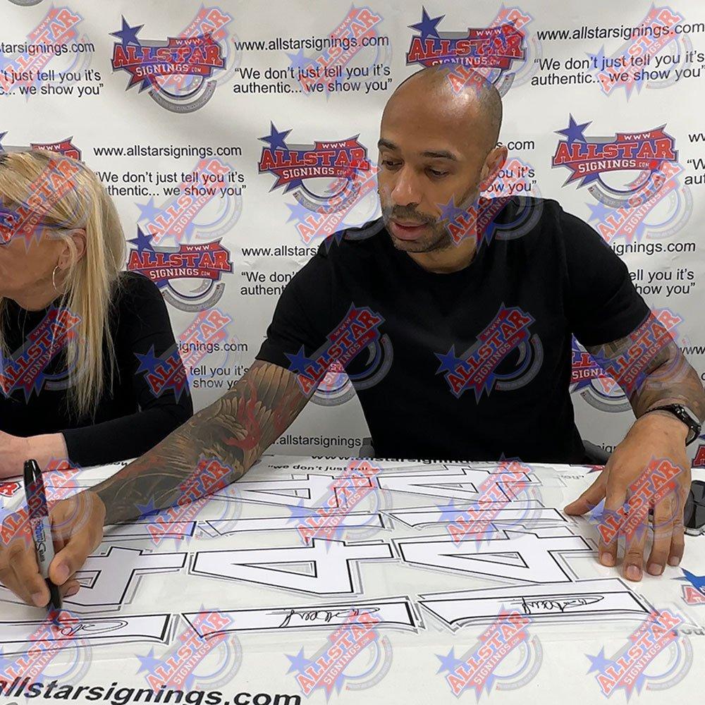 Red - AllStarSignings Ltd - Thierry Henry signed & framed Arsenal shirt - 2