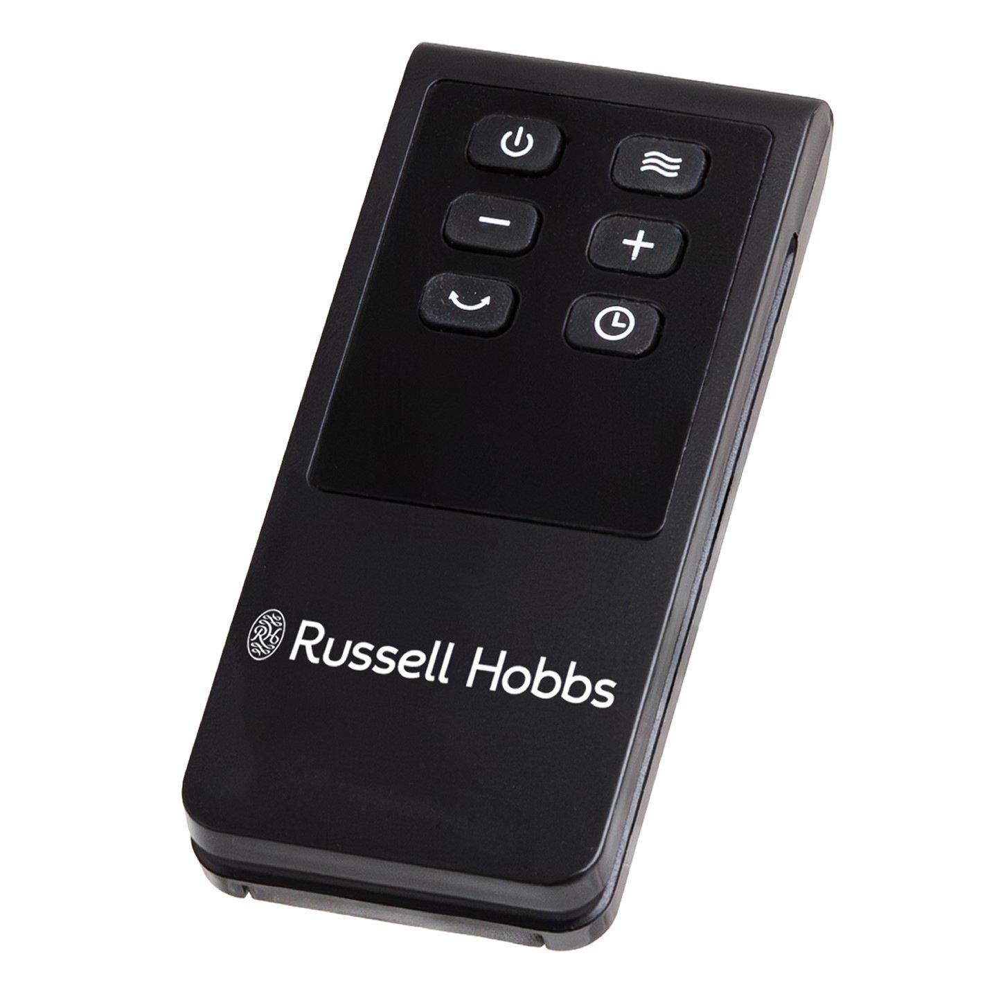 Silver / Black - Russell Hobbs - RHCH2002S Oscillating Indoor Ceramic Heater - 15