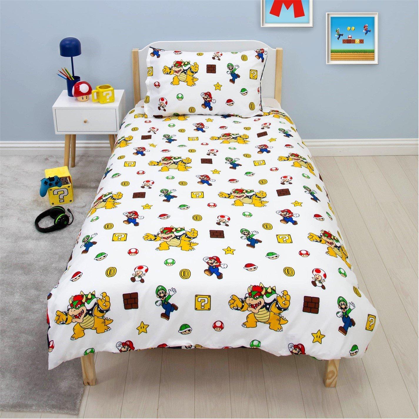 Multi - Nintendo - Blackend Single Duvet - 3
