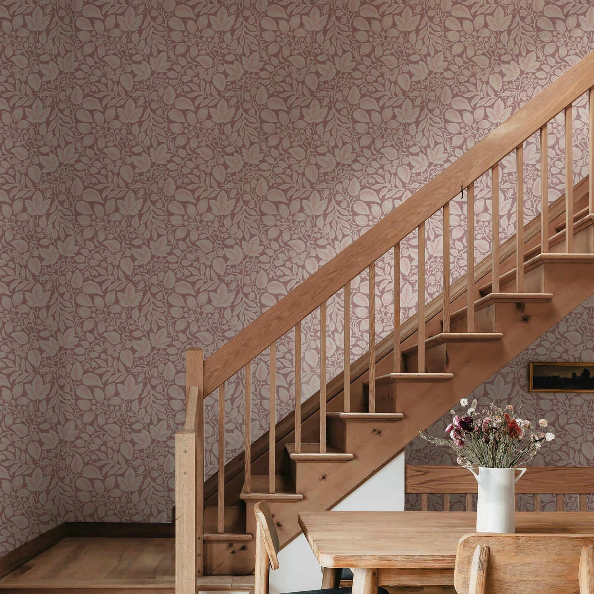 Blush - Superfresco Easy - Rustling Leaves Wallpaper - 2