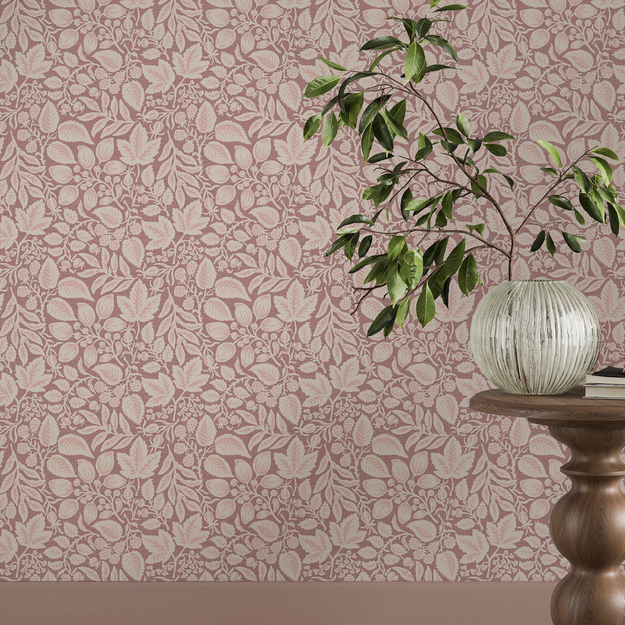Blush - Superfresco Easy - Rustling Leaves Wallpaper - 5