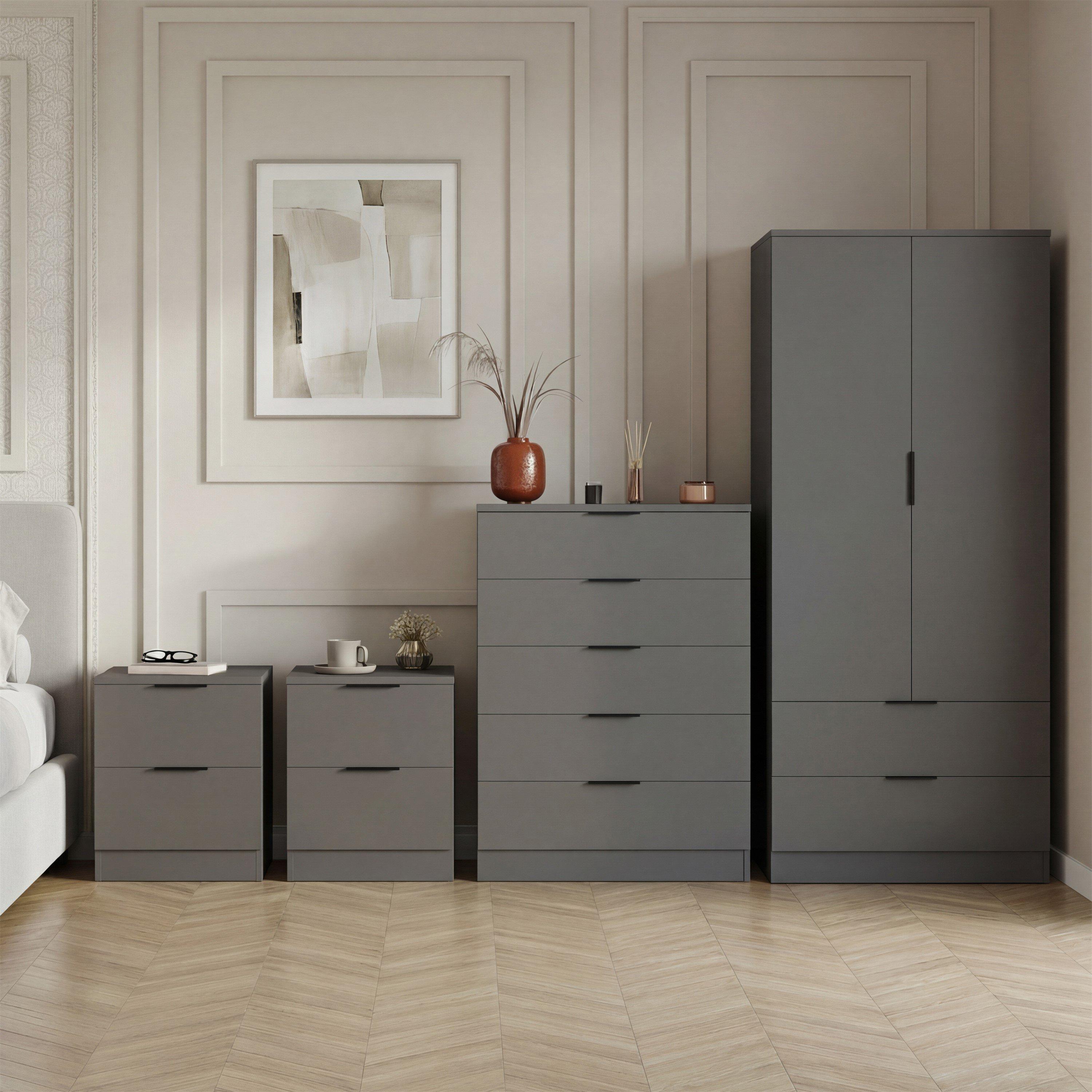 Vida Designs Trega 4 Piece Bedroom Set 5