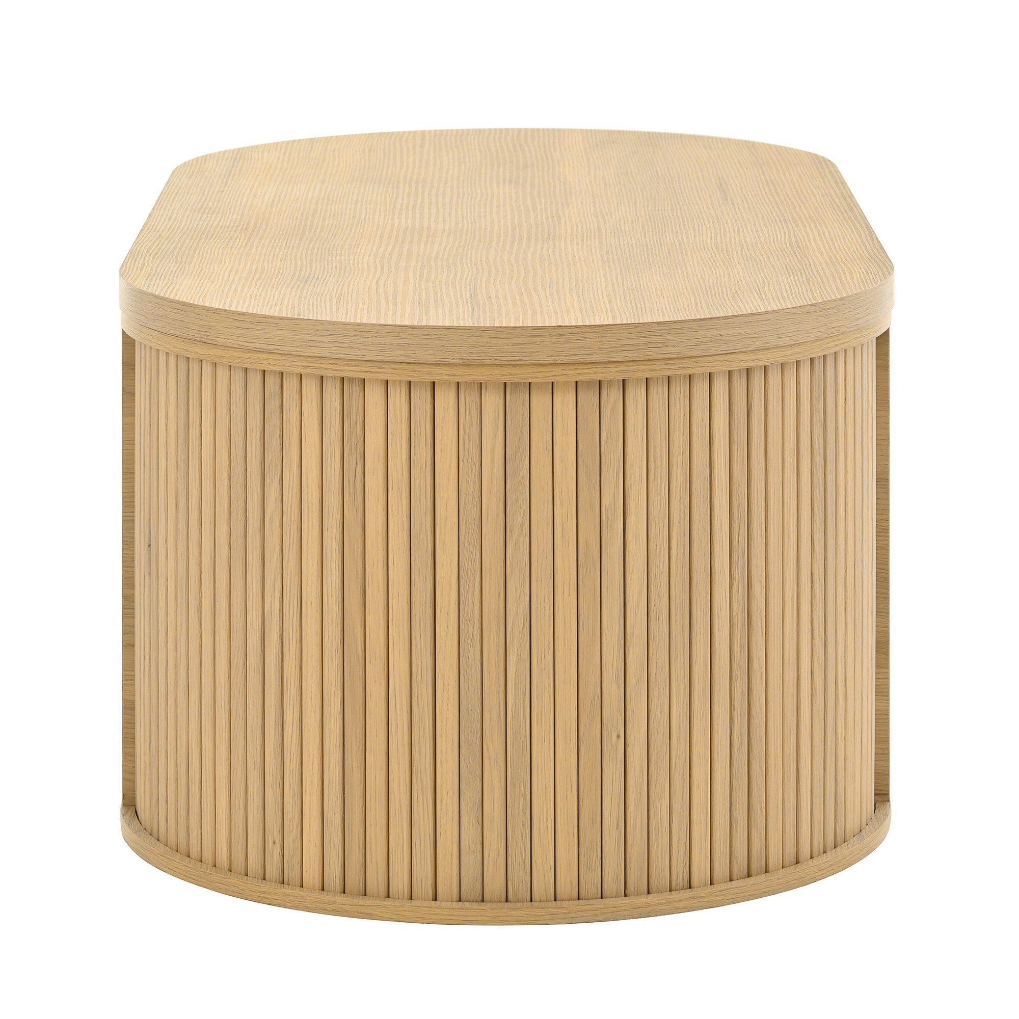 Oak - Urban Meuble - Multifunctional Lift-Top Coffee Table - 11