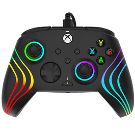 PDP GAME Afterglow Wave Wired Xbox Controller: Black