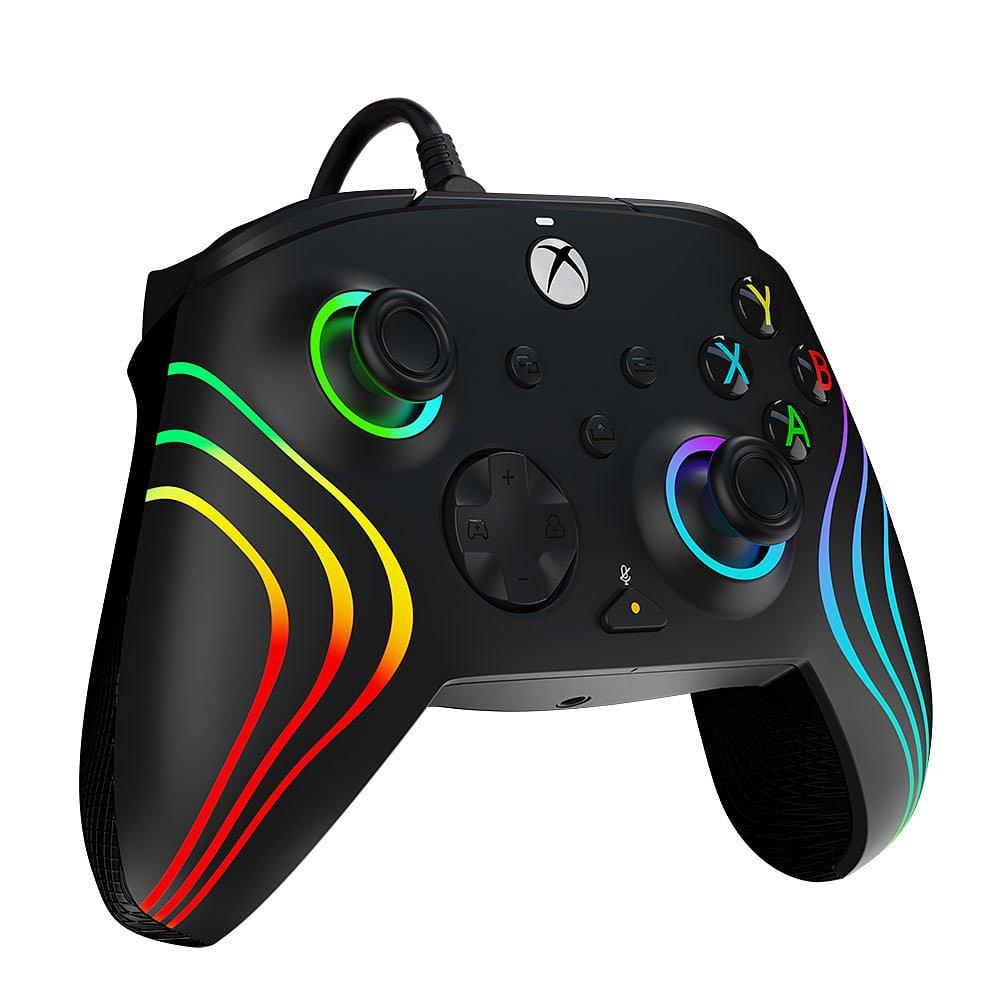Sort - PDP - Afterglow Wave Wired Xbox Controller - Black - 4