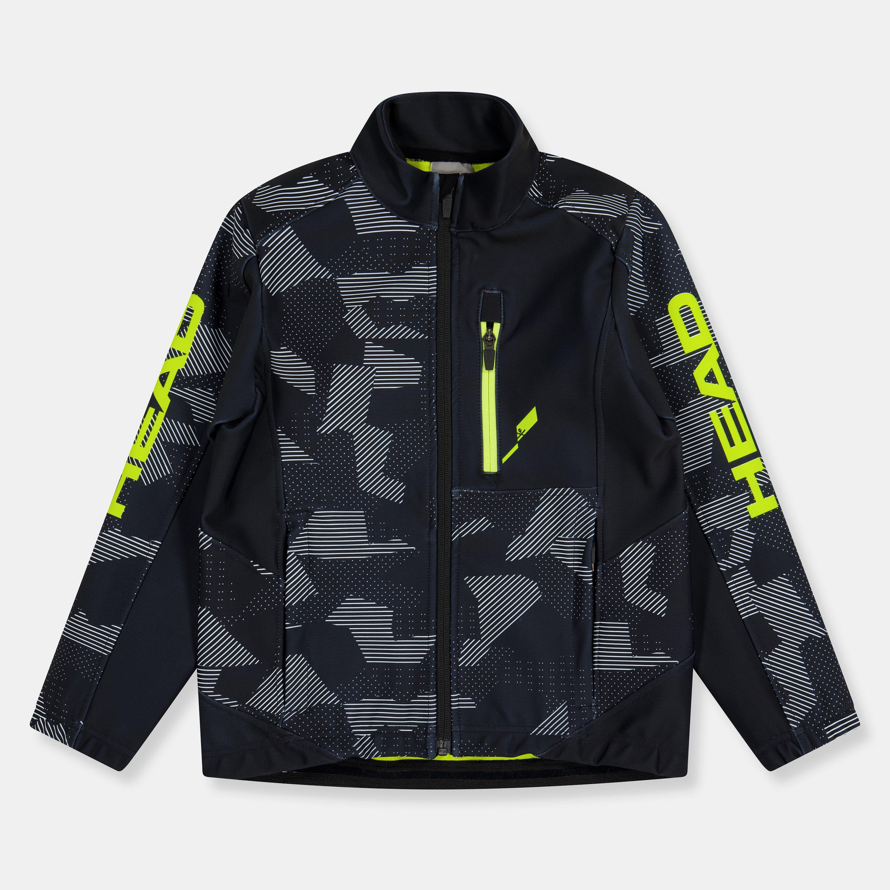 Black - HEAD - Unisex Kids Race Lightning Team Ski Jacket - 1