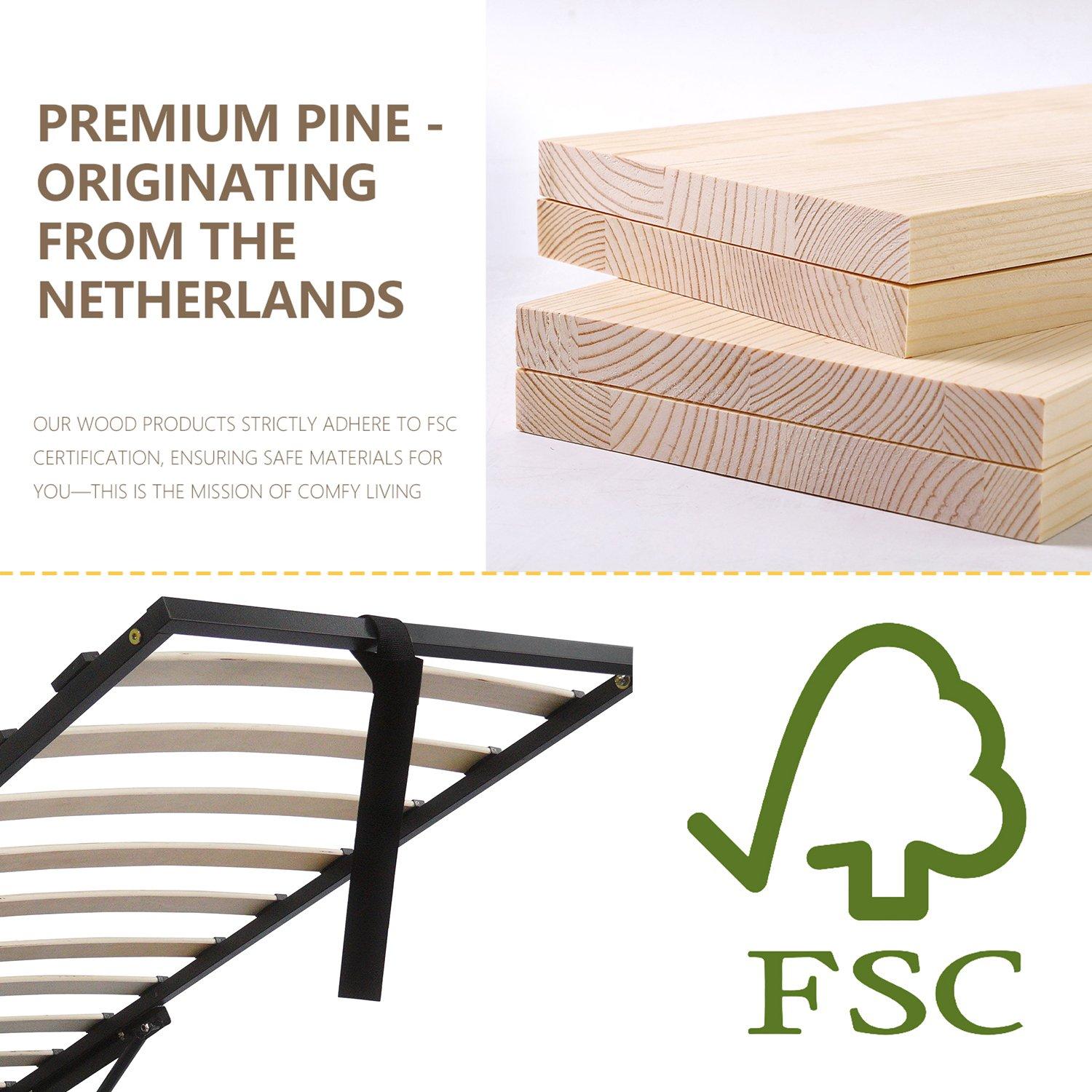 Light Grey - Comfy Living - Brushed Velvet Gas Lift Bed - 6