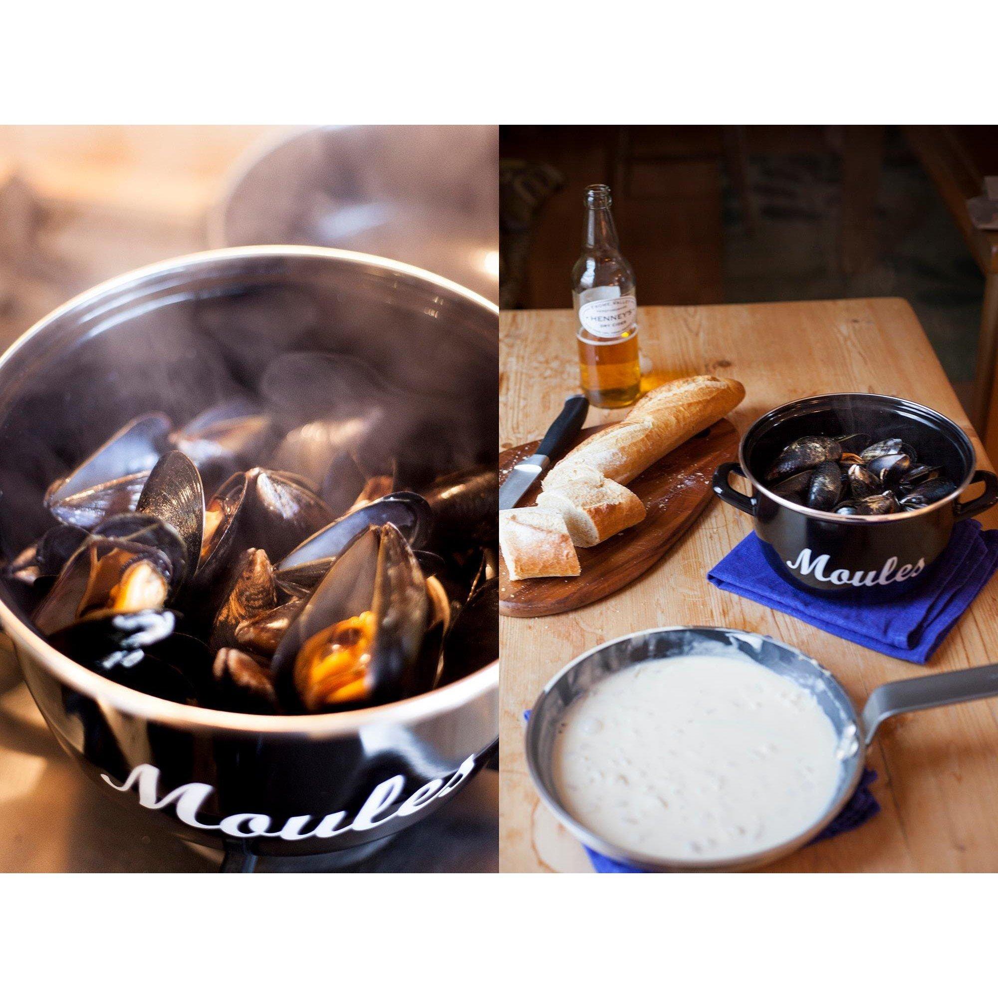 Black - KitchenCraft - KitchenCraft World of Flavours Mussels Pot - 3