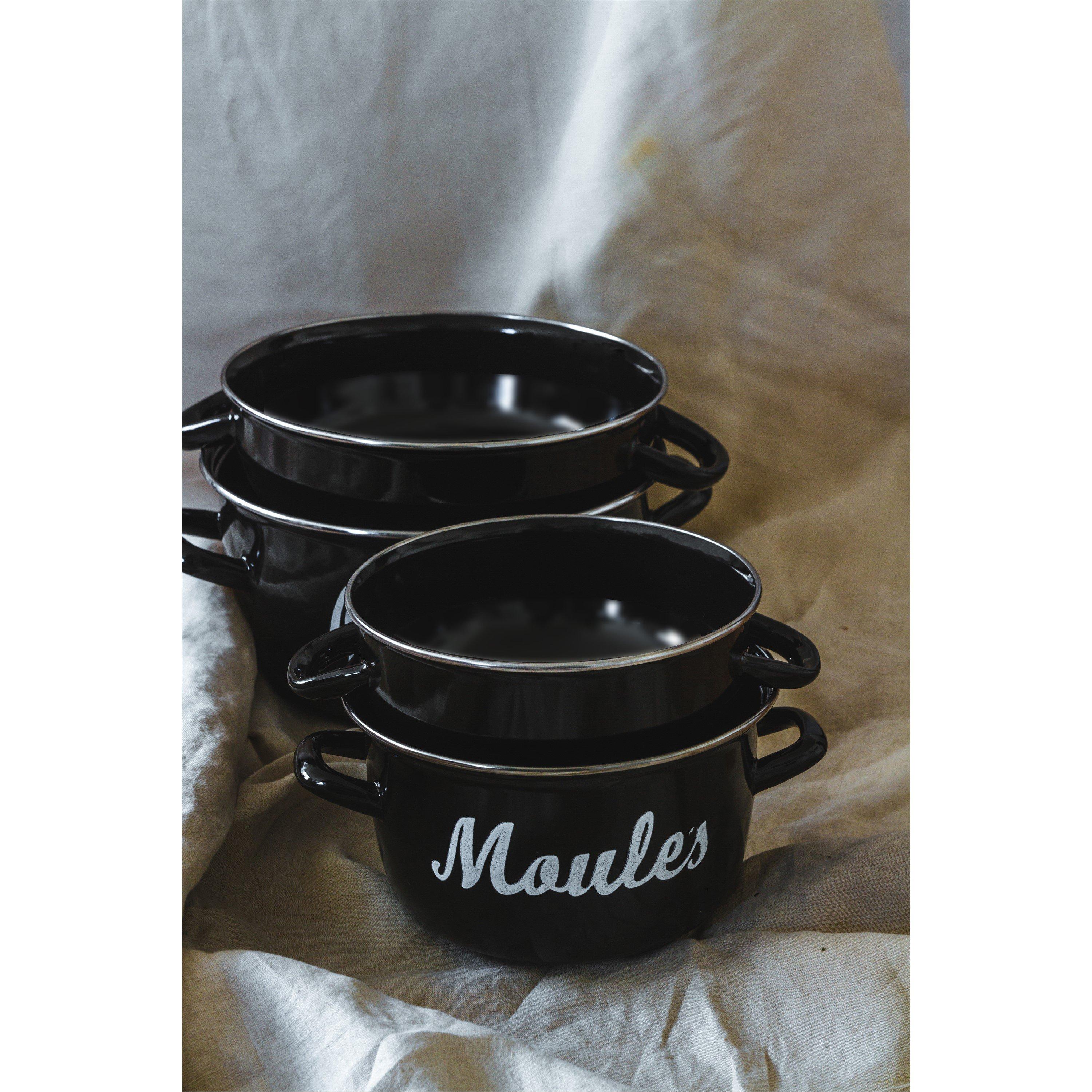 Black - KitchenCraft - KitchenCraft World of Flavours Mussels Pot - 4