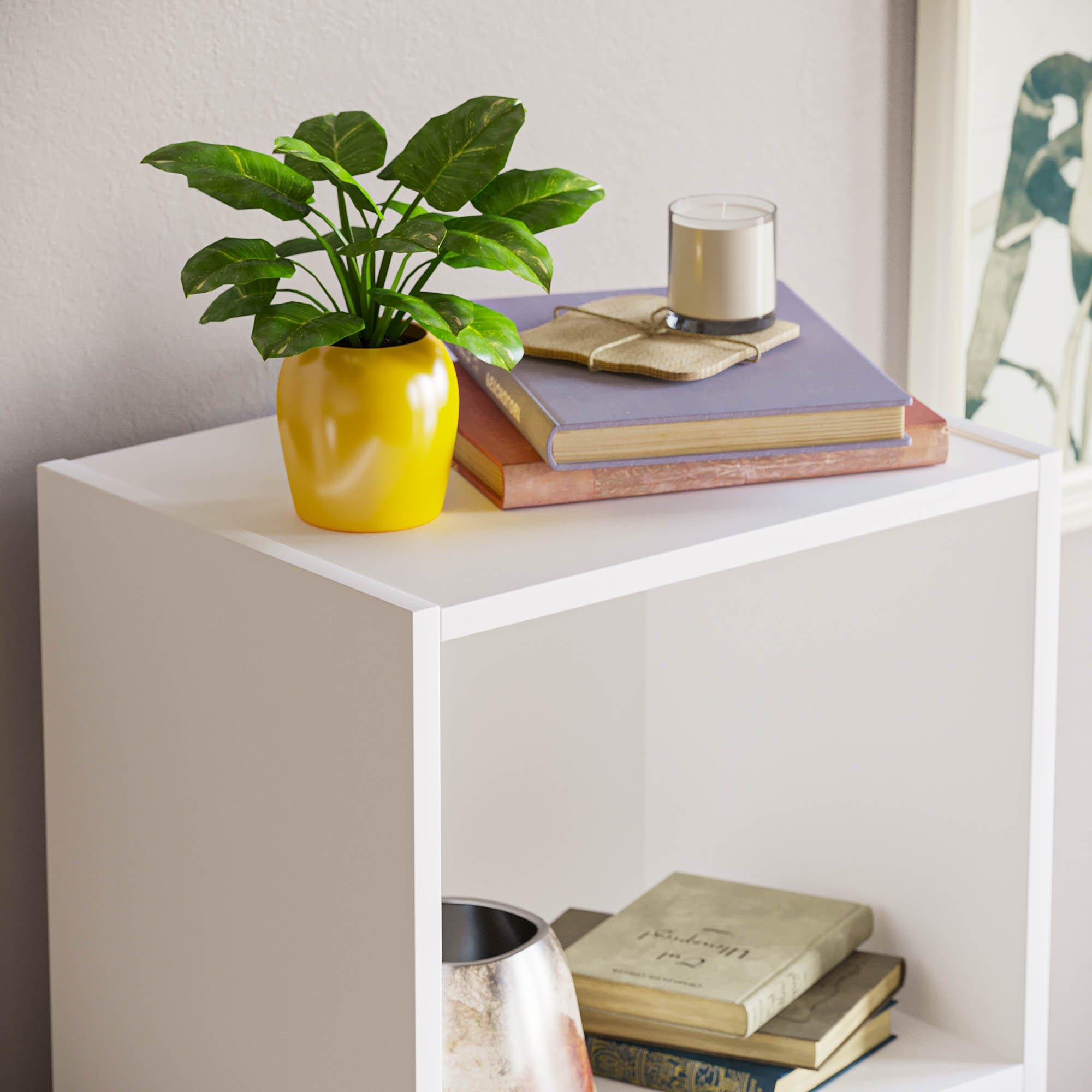 White - Lassic - Vida Designs Oxford 4 Tier Cube Bookcase - 4