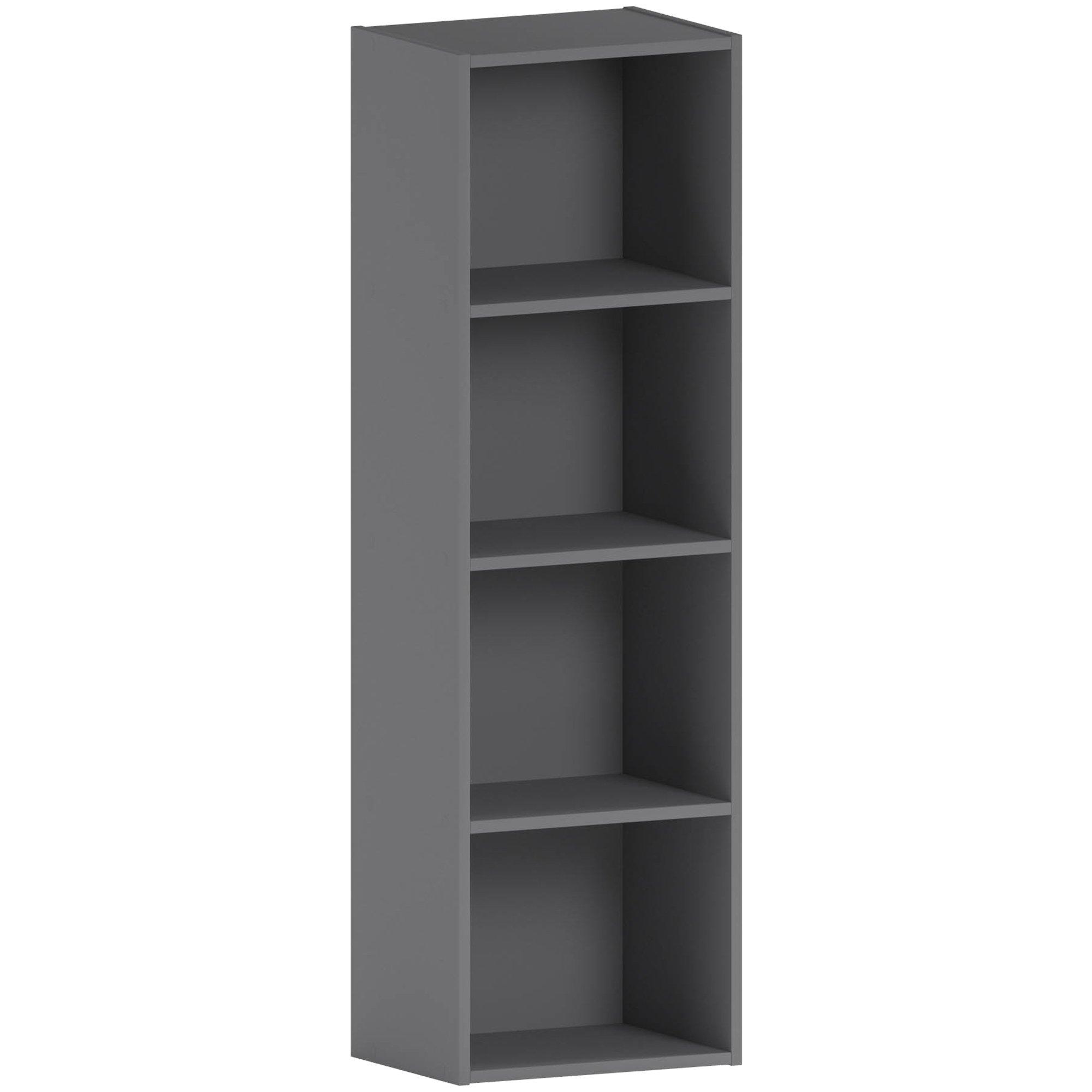 Grey - Lassic - Vida Designs Oxford 4 Tier Cube Bookcase - 7