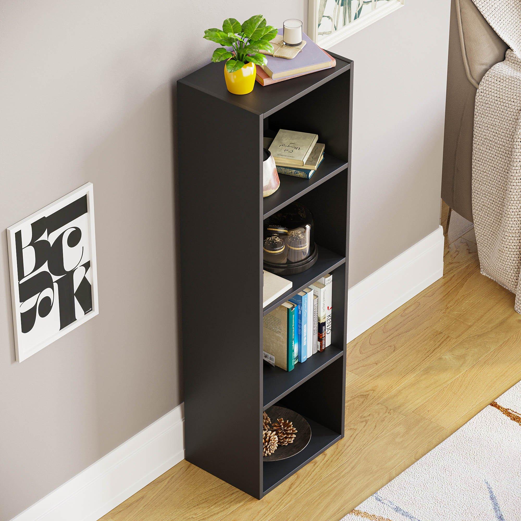 Black - Lassic - Vida Designs Oxford 4 Tier Cube Bookcase - 6