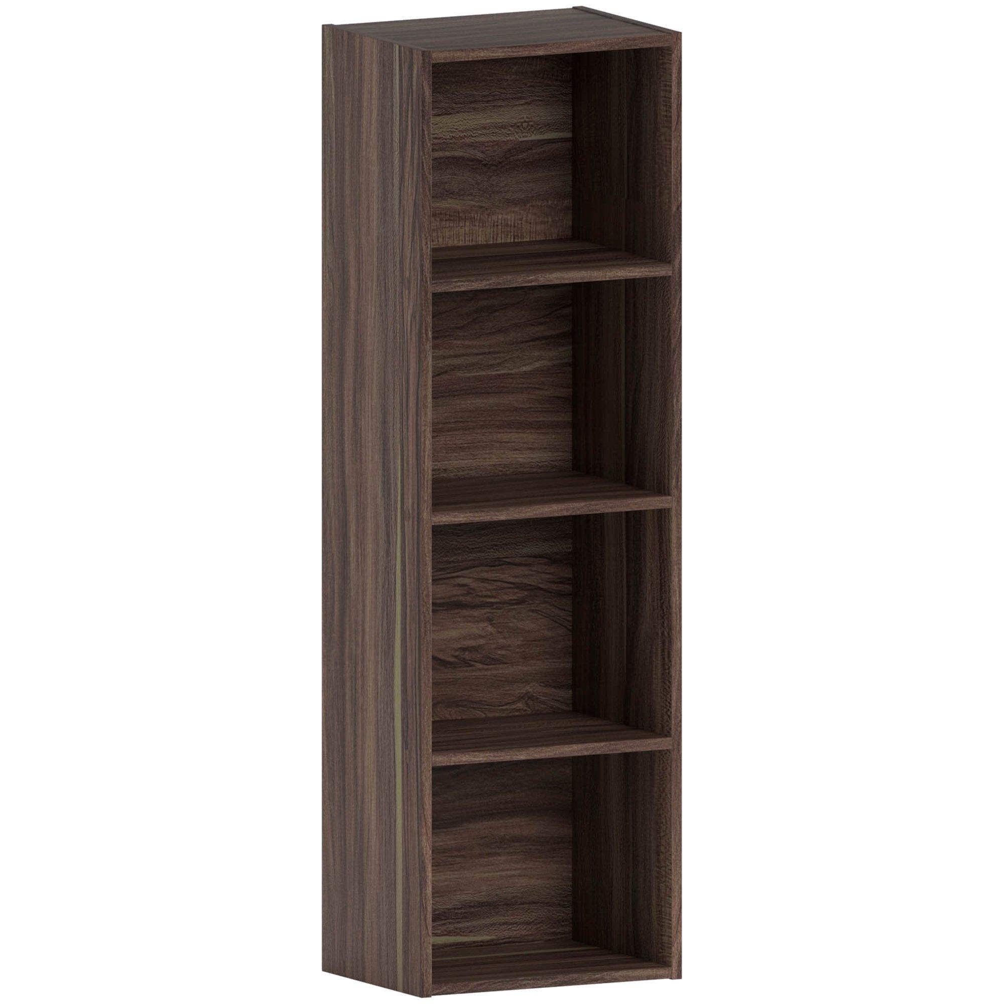 Walnut - Lassic - Vida Designs Oxford 4 Tier Cube Bookcase - 7