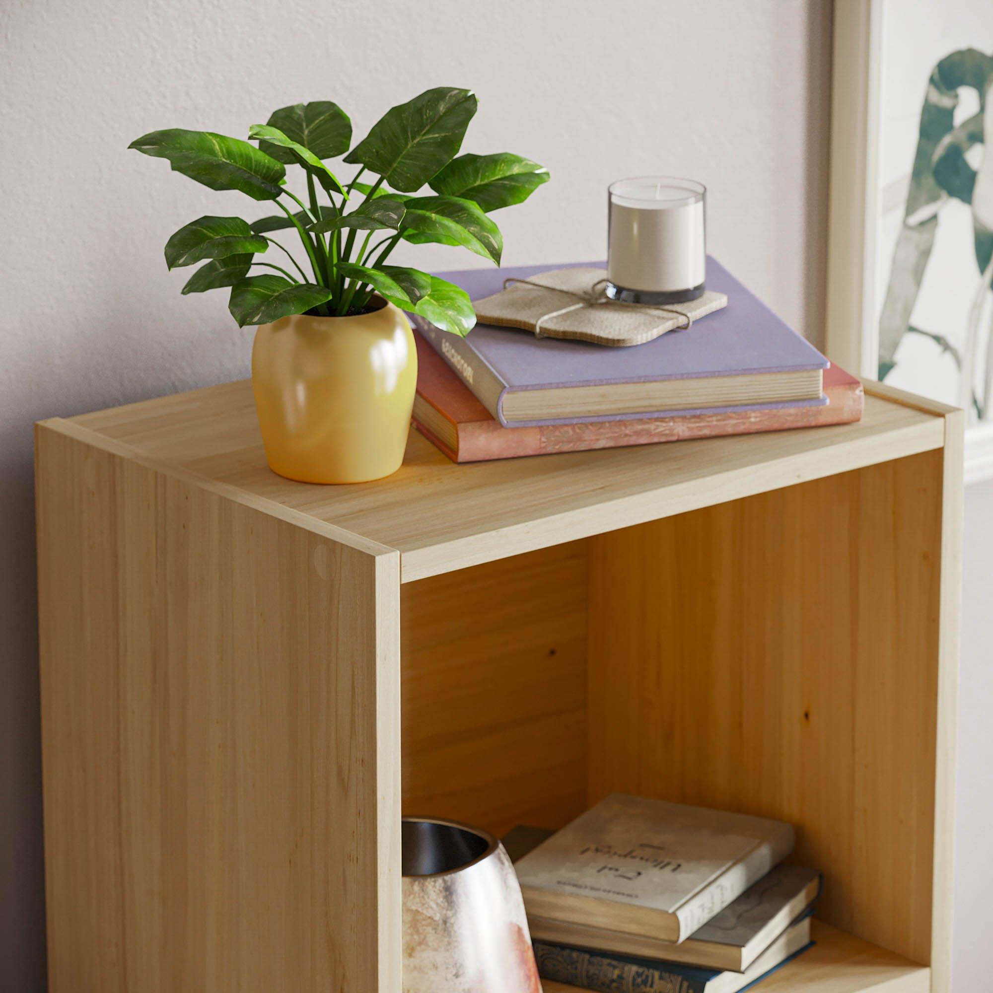 Oak - Lassic - Vida Designs Oxford 4 Tier Cube Bookcase - 4