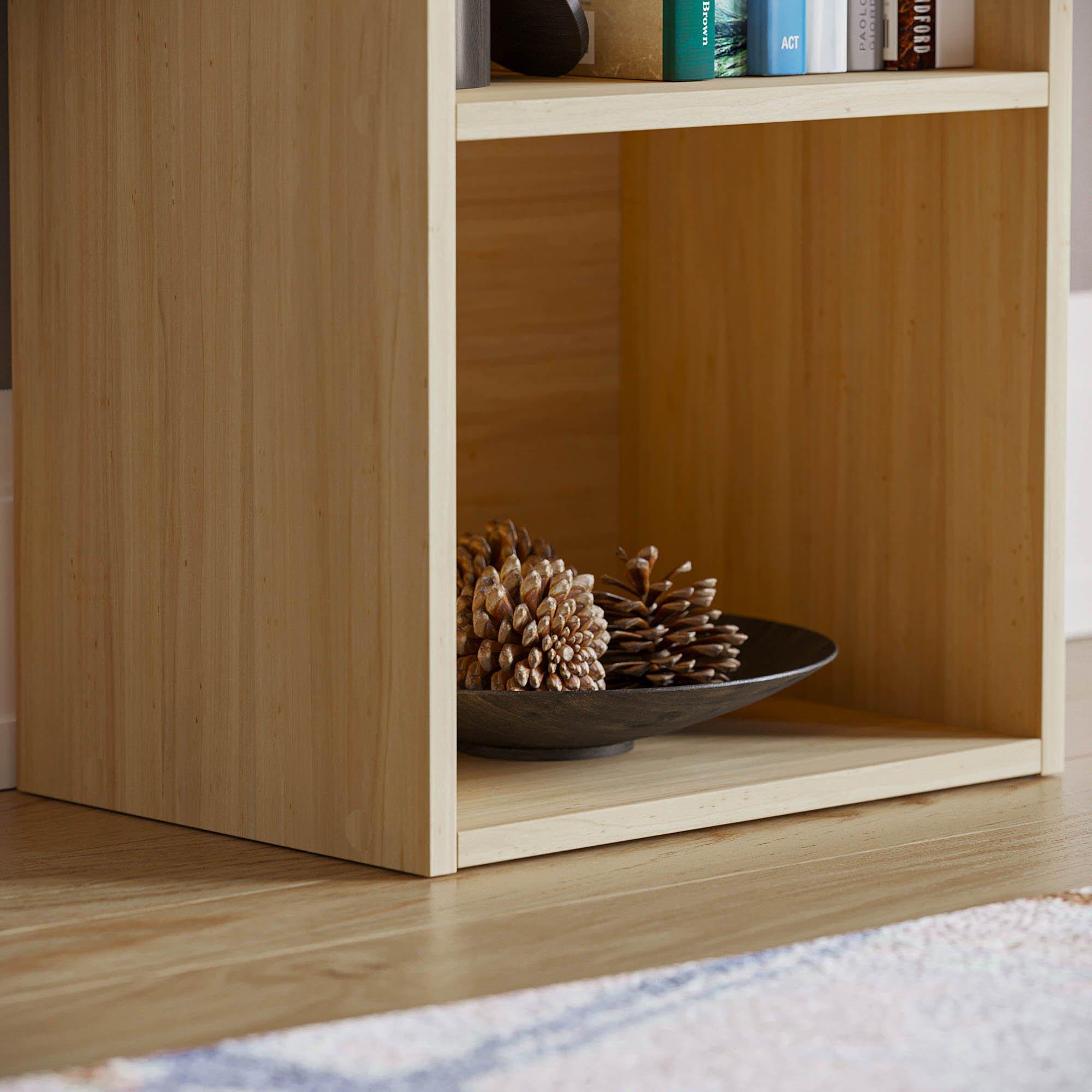 Oak - Lassic - Vida Designs Oxford 4 Tier Cube Bookcase - 5