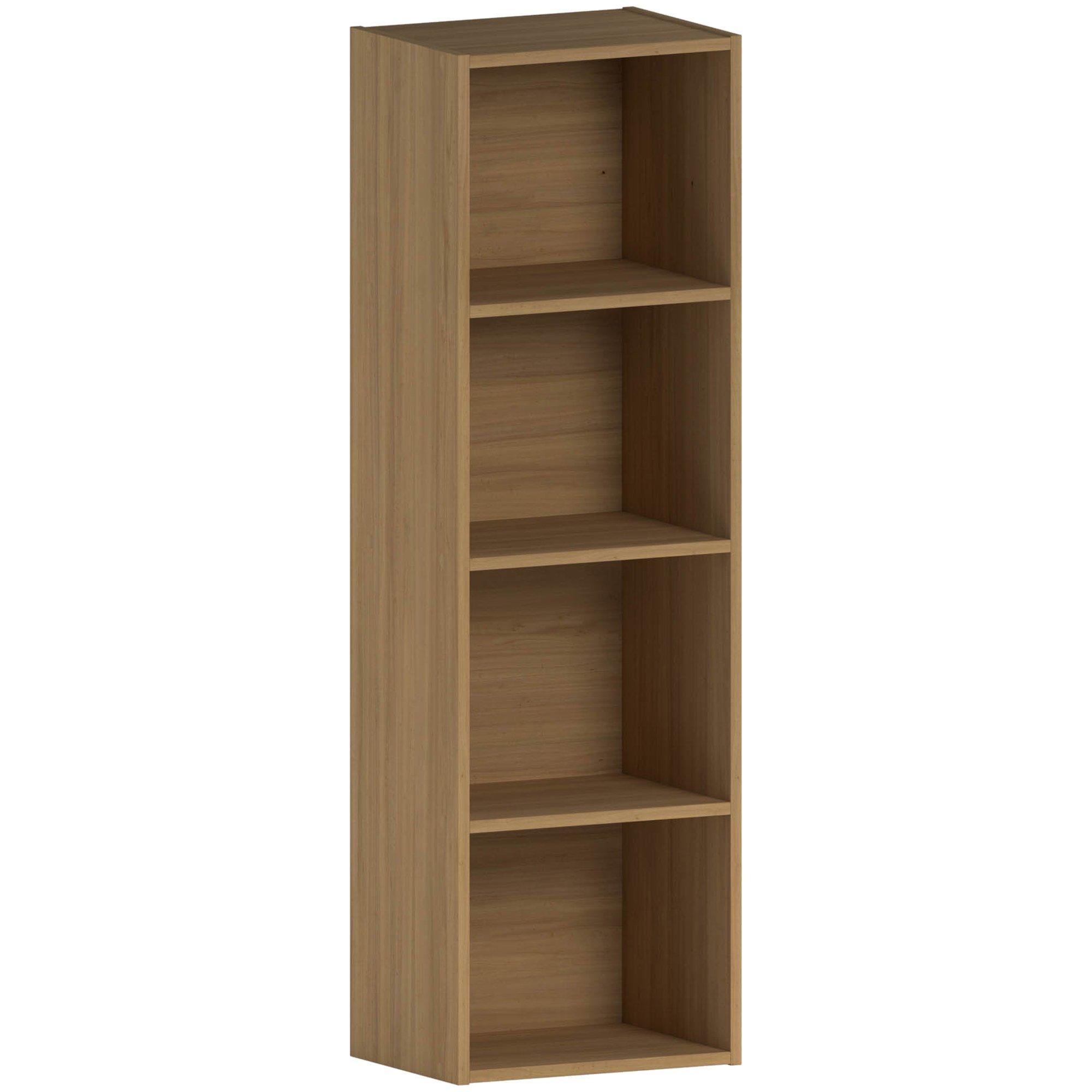 Oak - Lassic - Vida Designs Oxford 4 Tier Cube Bookcase - 7
