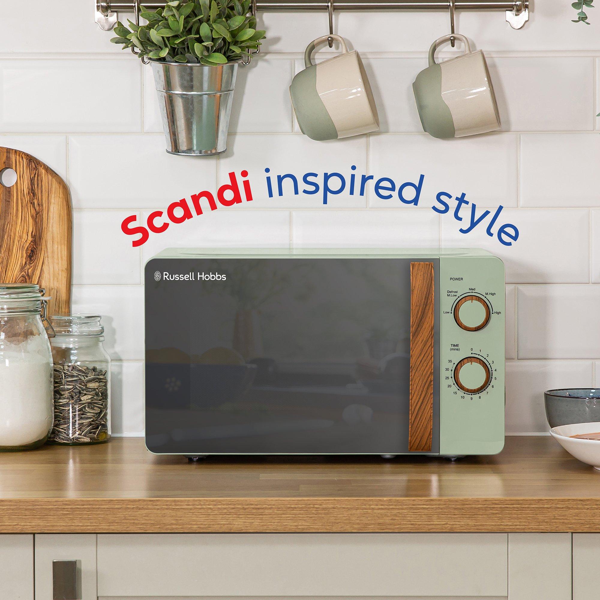 Matt Green - Russell Hobbs - Russell Hobbs RHMM713MG-N Compact Manual Microwave - 3