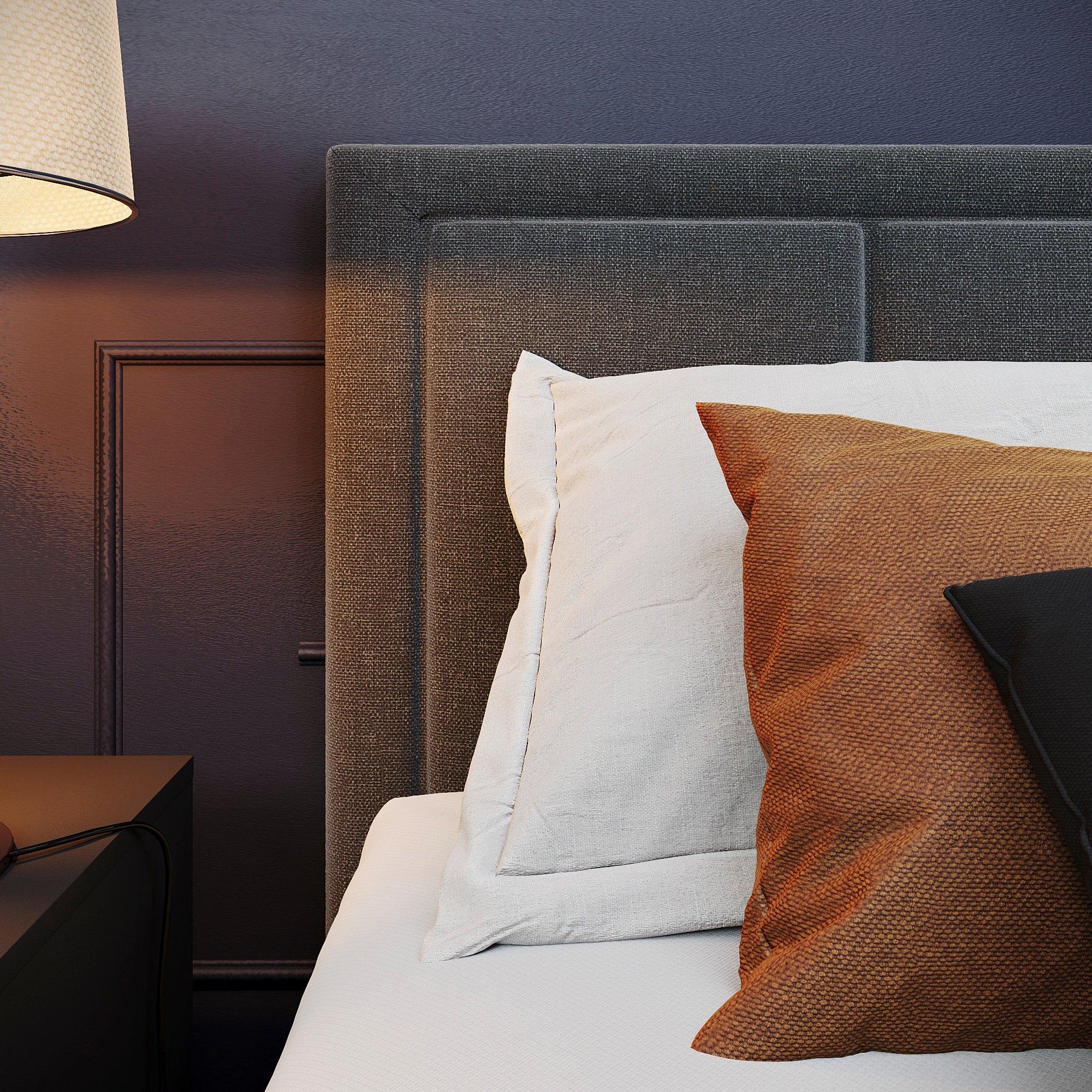 Dark Grey - Lassic - Vida Designs Vanita King Size Fabric Bed UKFR - 3