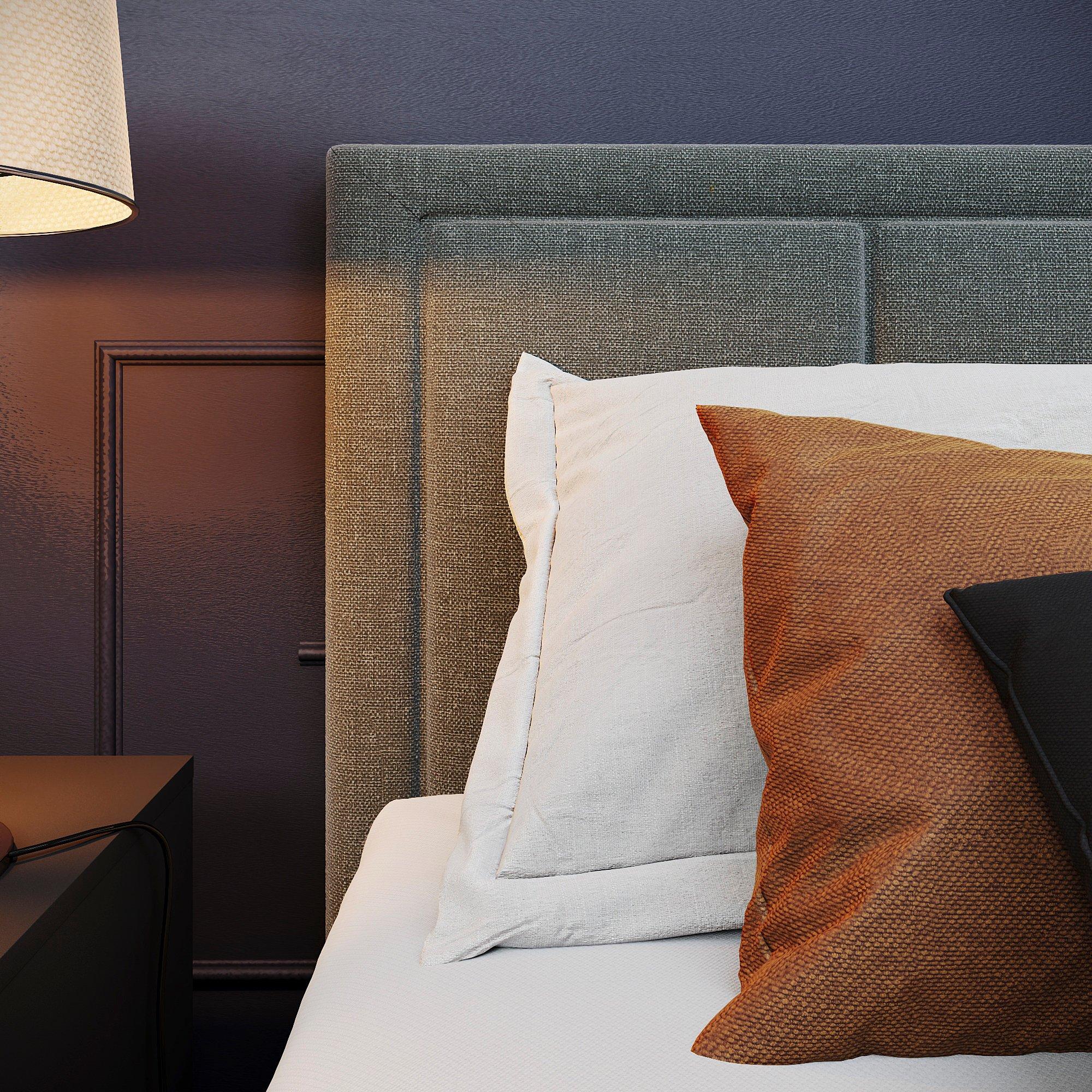 Light Grey - Lassic - Vida Designs Vanita King Size Fabric Bed UKFR - 3