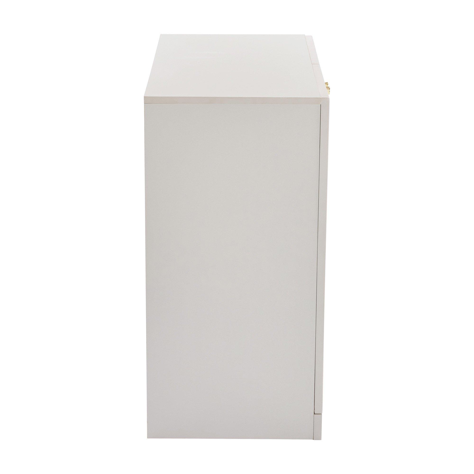 White - Urban Meuble - Freestanding Wooden Storage Cabinet - 13